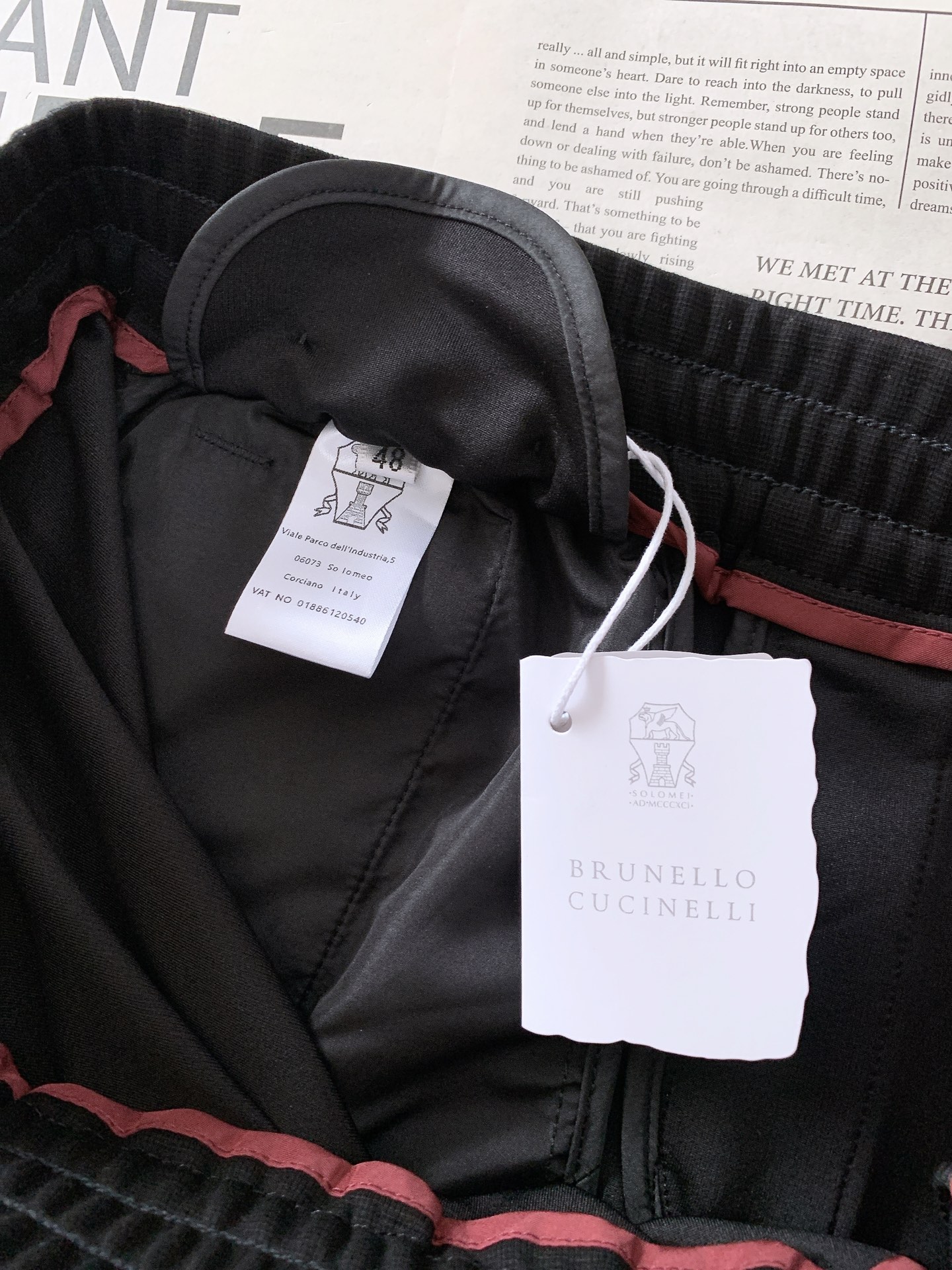 Brunello Cucinelli 布鲁奈罗.库奇内利 2026SS早春新品BC意式肌理休闲裤。高阶经