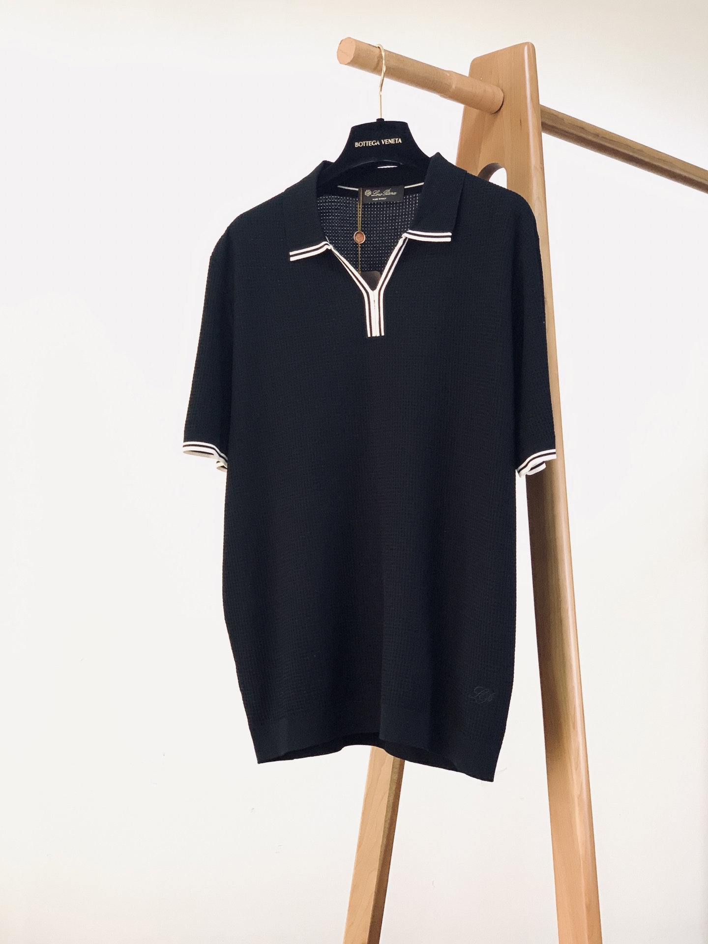 LoroPiana L.P SS春夏新品Loro Piana意式轻奢镂空Polo👕夏日刚需冰感针织面料，