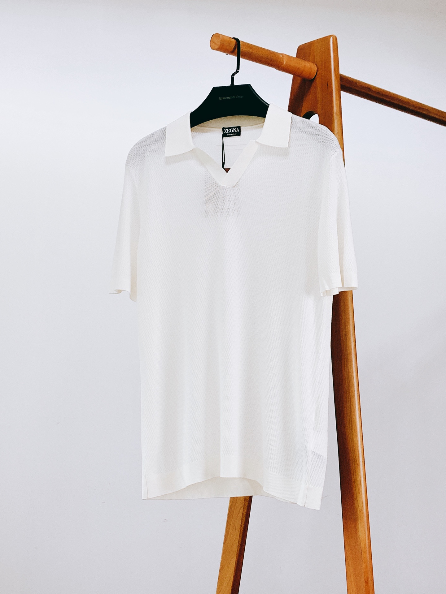 Ermenegildo Zegna 杰尼亚 2026SS春夏新品 男士蜂窝镂空Polo👕意式轻奢刚需款夏