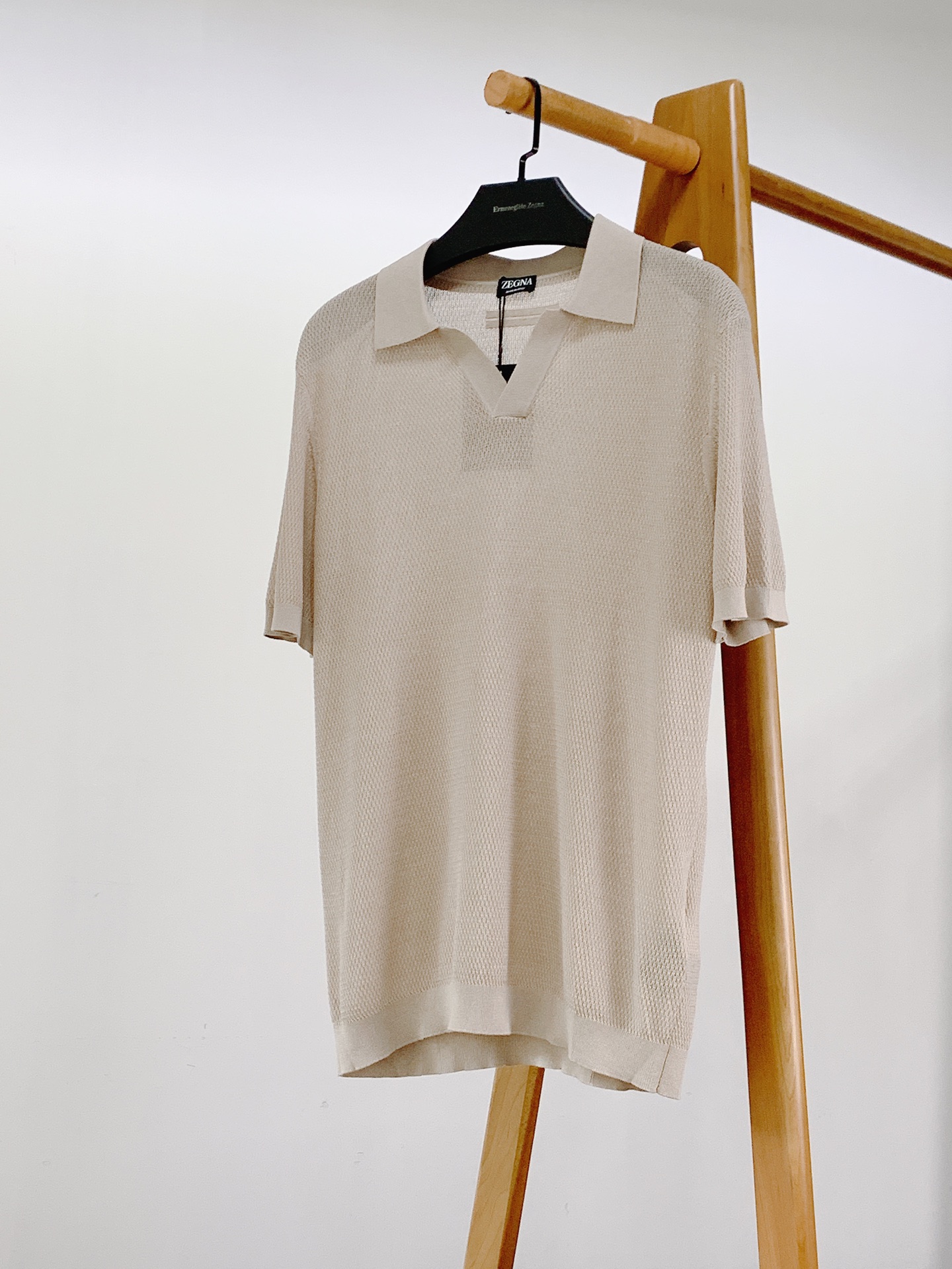 Ermenegildo Zegna 杰尼亚 2026SS春夏新品 男士蜂窝镂空Polo👕意式轻奢刚需款夏