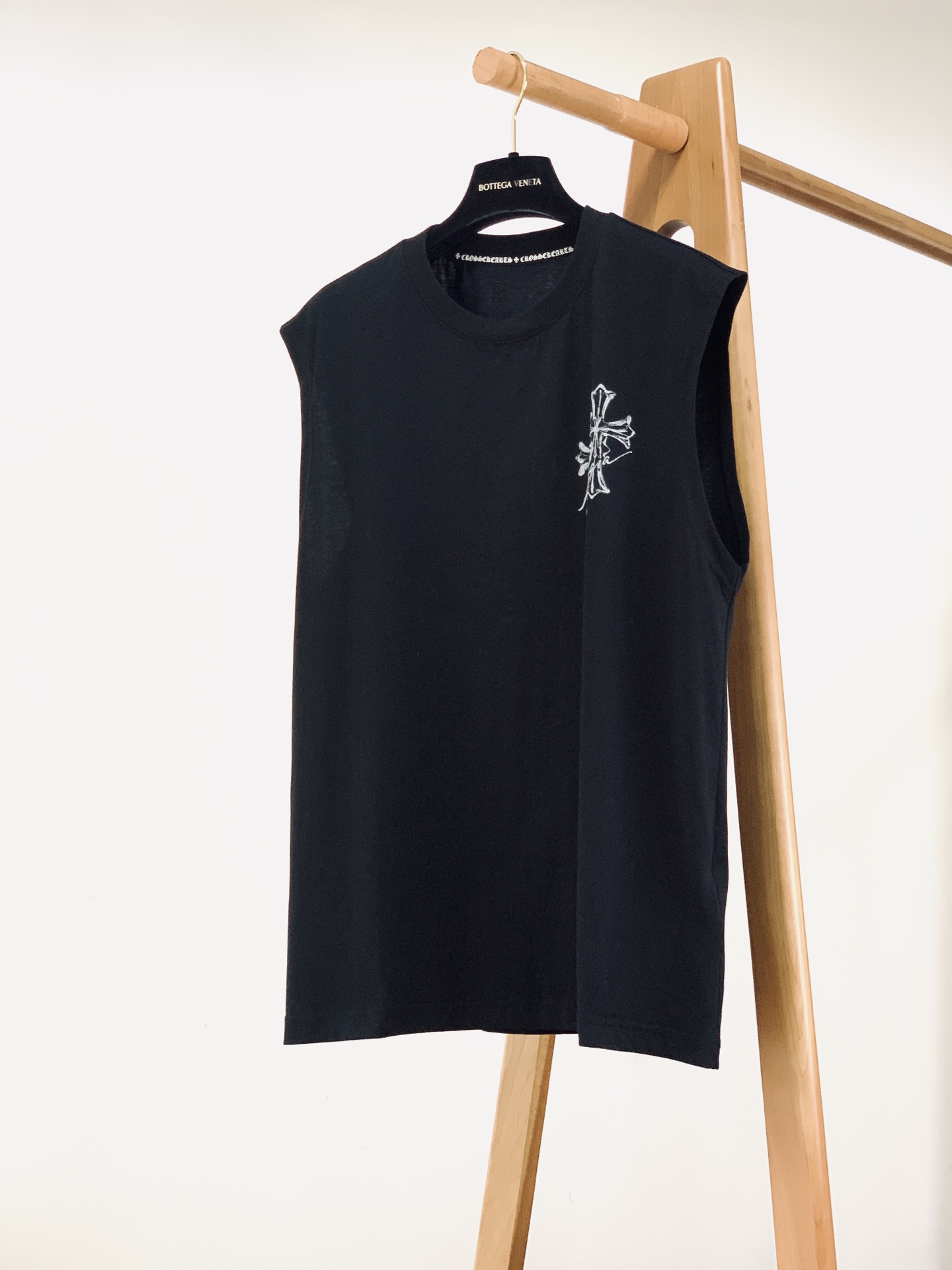 Chrome Hearts 克罗心 2026SS春夏新品 哥特十字架无袖背心🎽暗黑潮人夏日刚需款重磅精梳