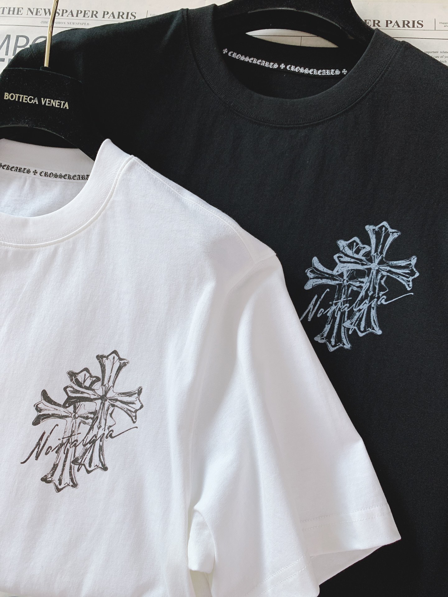Chrome Hearts 克罗心 2026SS春夏新品 哥特十字架短袖👕美式潮人刚需款重磅双纱精梳棉打