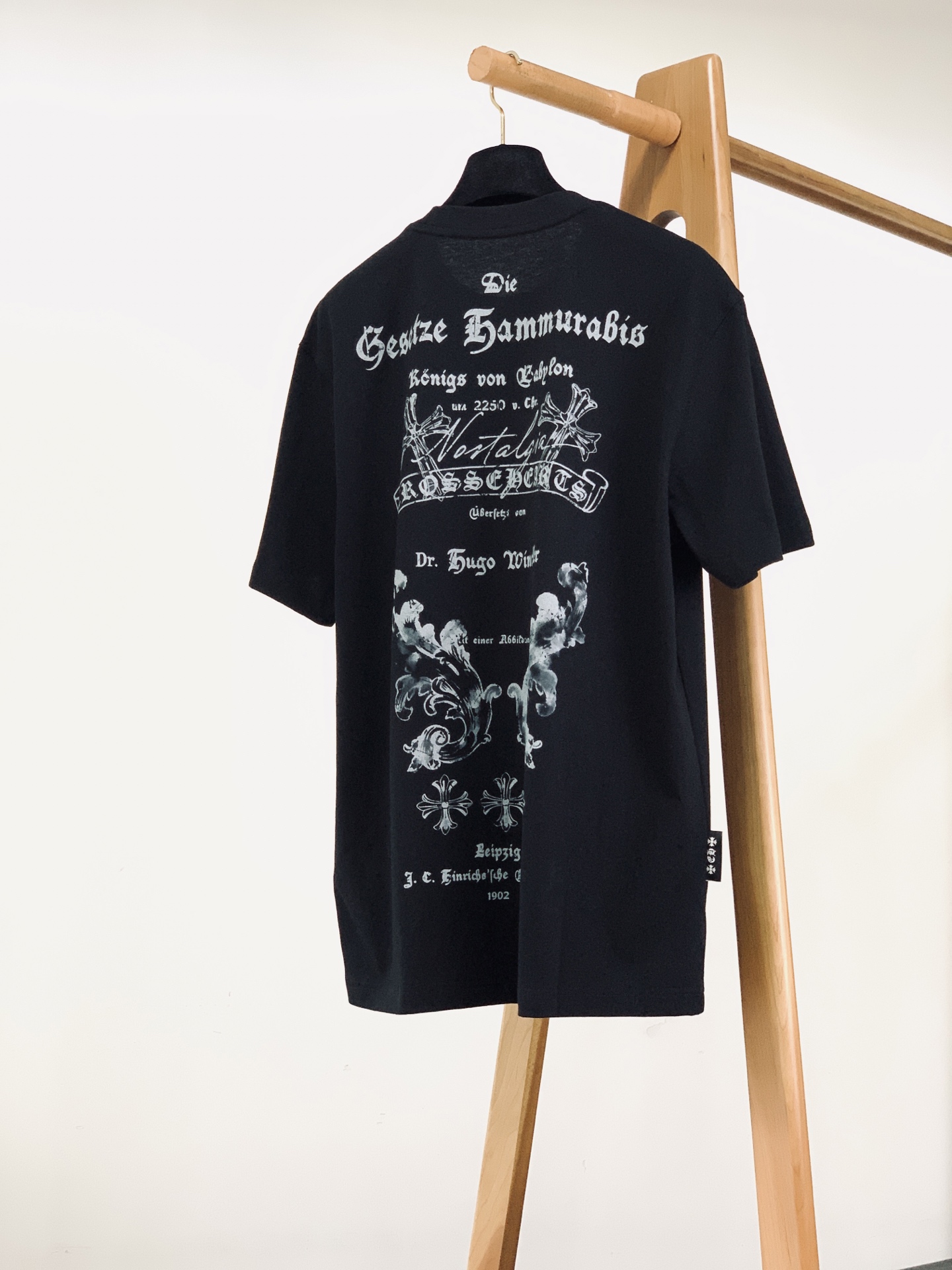 Chrome Hearts 克罗心 2026SS春夏新品 哥特十字架短袖👕美式潮人刚需款重磅双纱精梳棉打