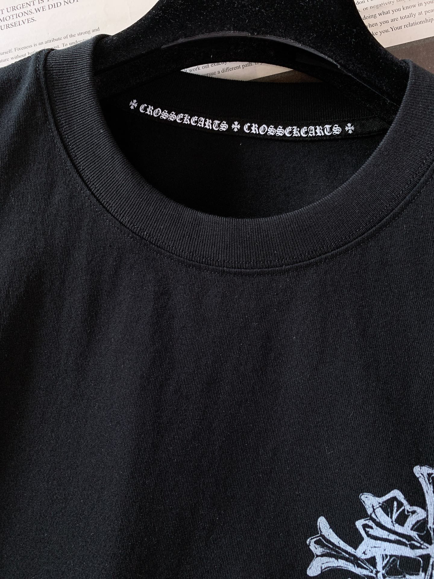 Chrome Hearts 克罗心 2026SS春夏新品 哥特十字架短袖👕美式潮人刚需款重磅双纱精梳棉打