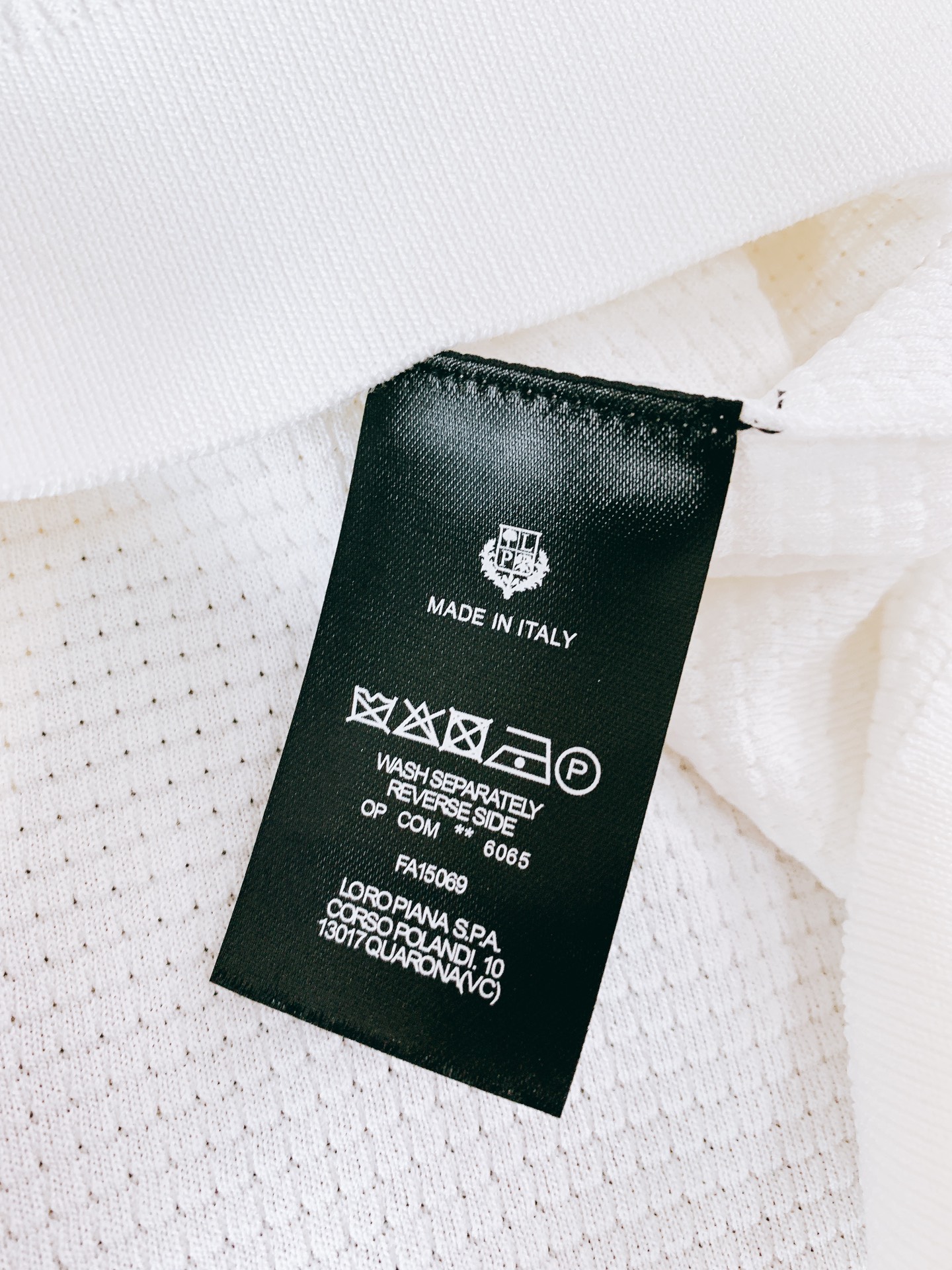 LoroPiana L.P SS春夏新品Loro Piana意式轻奢镂空Polo👕夏日刚需冰感针织面料，