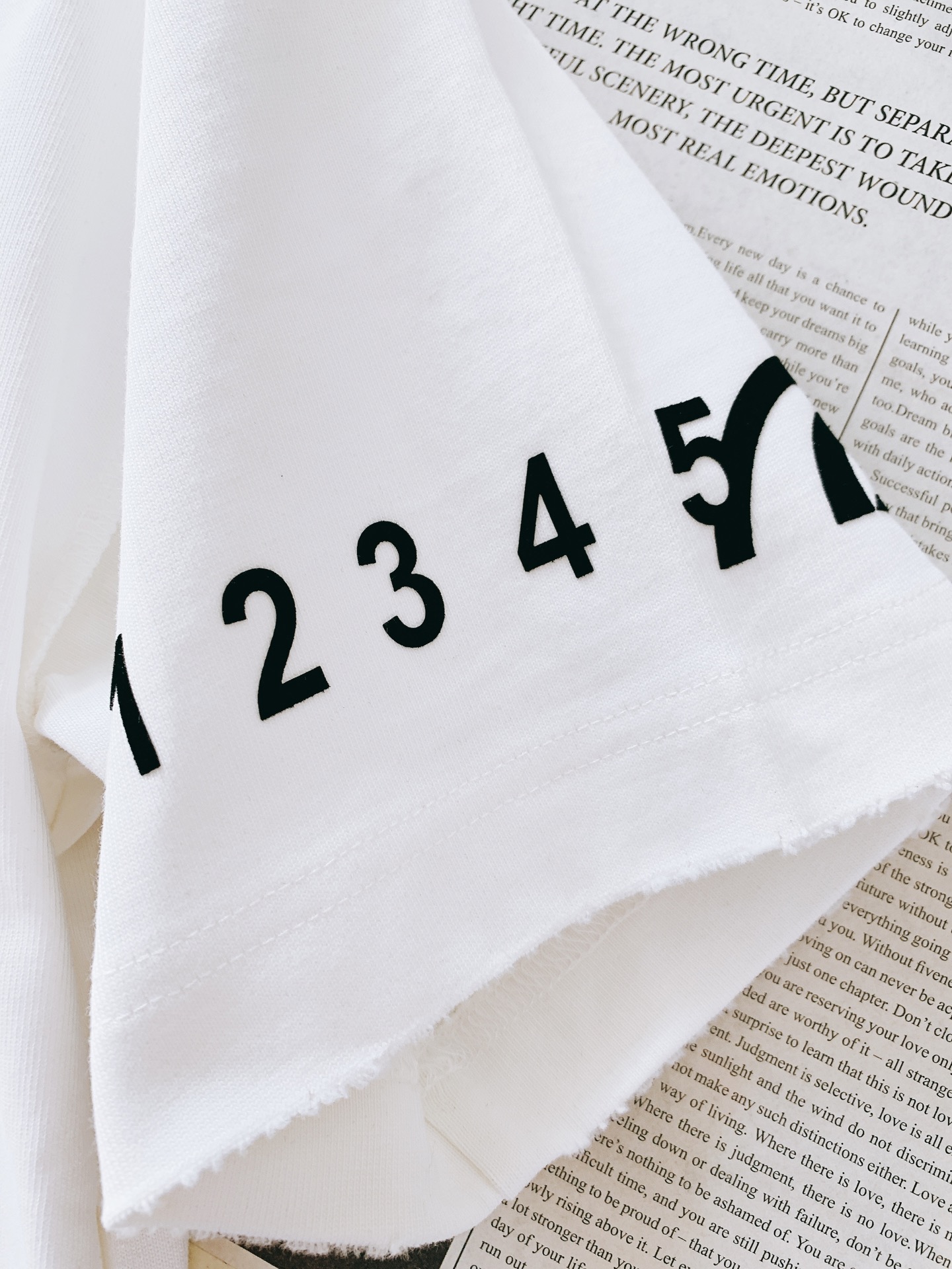 Maison Margiela MM6 马丁马吉拉 2026SS春夏新品数字印花重磅短袖👕复古高街天花板