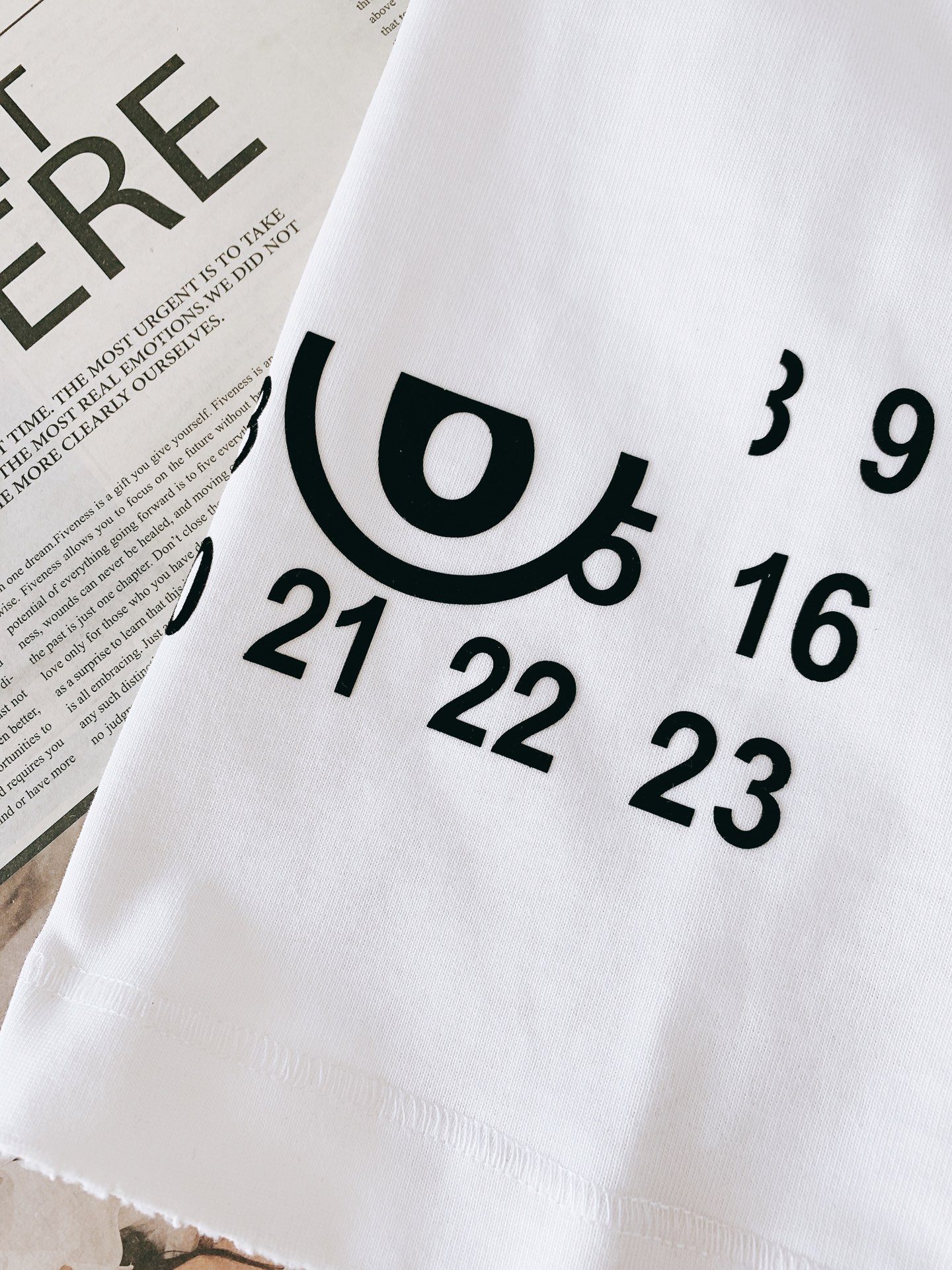Maison Margiela MM6 马丁马吉拉 2026SS春夏新品数字印花重磅短袖👕复古高街天花板