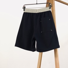Maison Margiela MM6 马丁马吉拉 2026SS春夏新品撞色腰数字刺绣短裤,高克重空气层 Maison Margiela MM6 马丁马吉拉 2026SS春夏新品撞色腰数字刺绣短裤,高克重空气层
