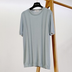 Brunello Cucinelli 布鲁奈罗.库奇内利 2026SS春夏新品意式绞花针织短袖👕BC御用 Brunello Cucinelli 布鲁奈罗.库奇内利 2026SS春夏新品意式绞花针织短袖👕BC御用