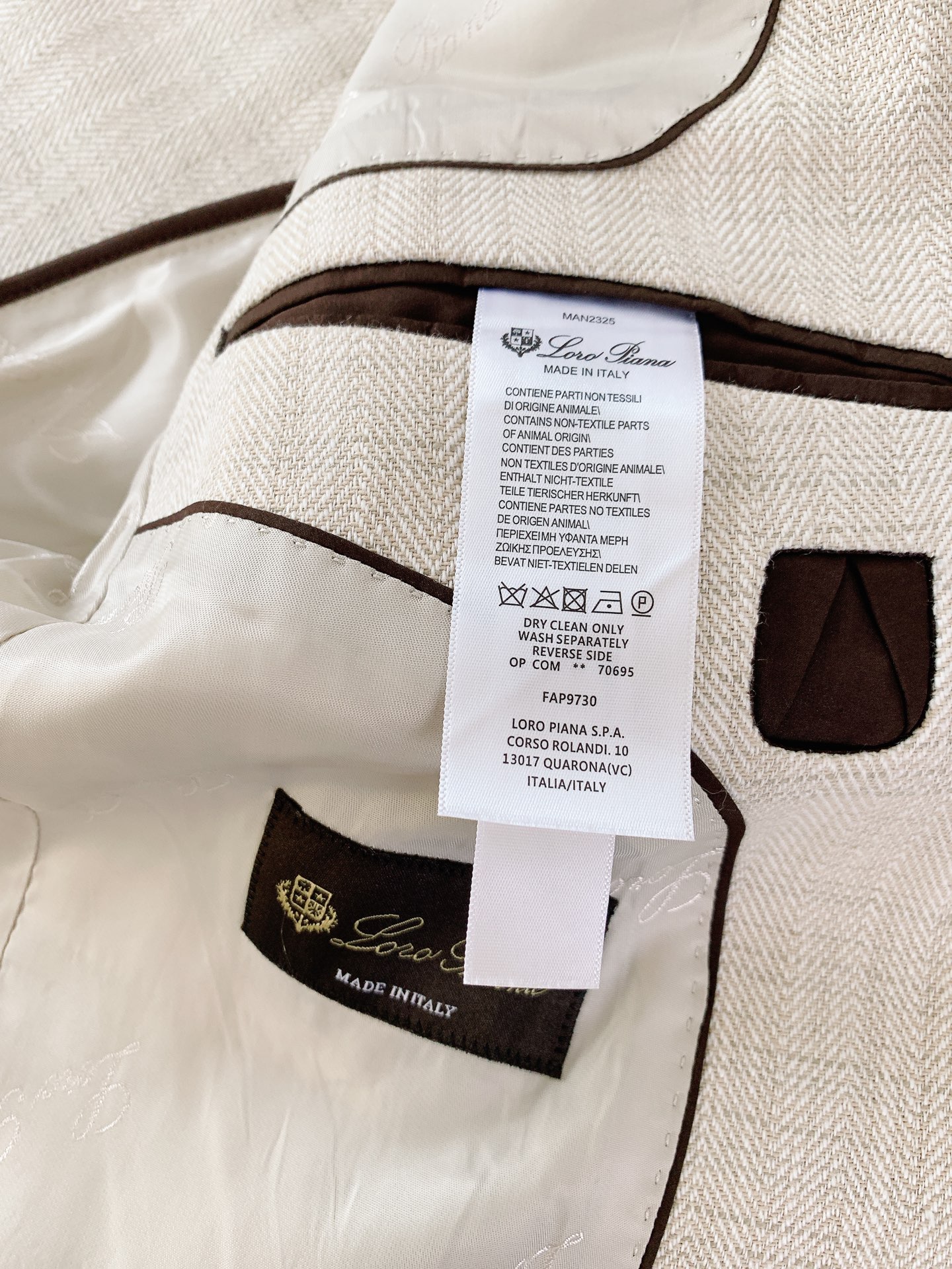 LoroPiana L.P SS早春新品高定人字纹休闲西装｜雅痞绅士的衣橱刚需进口羊毛亚麻混纺材质，天然