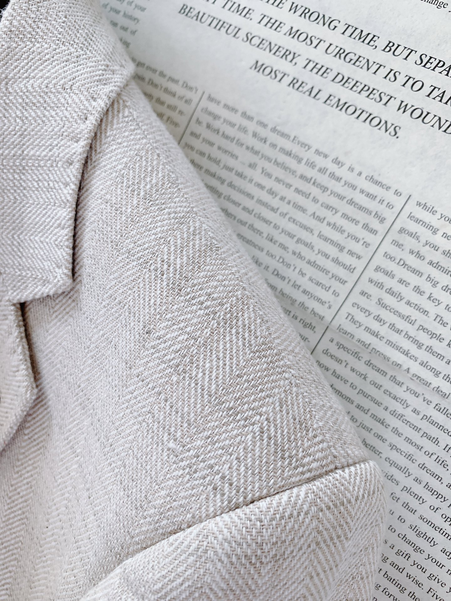 LoroPiana L.P SS早春新品高定人字纹休闲西装｜雅痞绅士的衣橱刚需进口羊毛亚麻混纺材质，天然