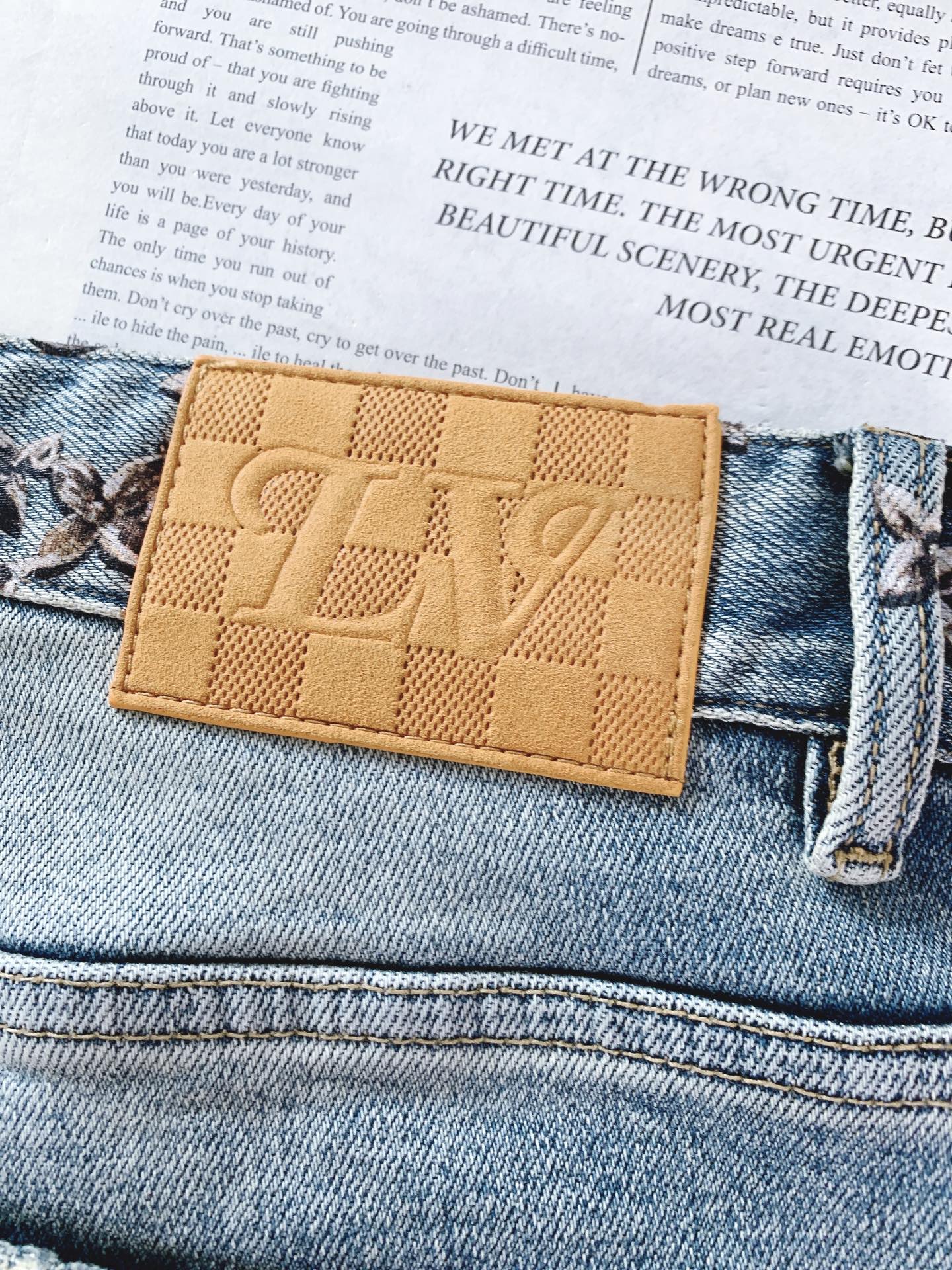 LouisVuitton 路易威登 2026SS春夏新品复古Monogram印花牛仔短裤高支重磅牛仔，渐