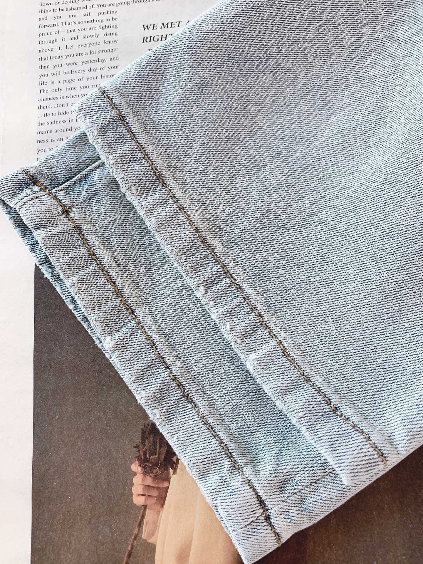 Dior Homme 迪奥·桀傲 CD刺绣直筒牛仔裤👖重磅水洗牛仔面料｜石洗工艺+抗皱不易变形定制金属纽