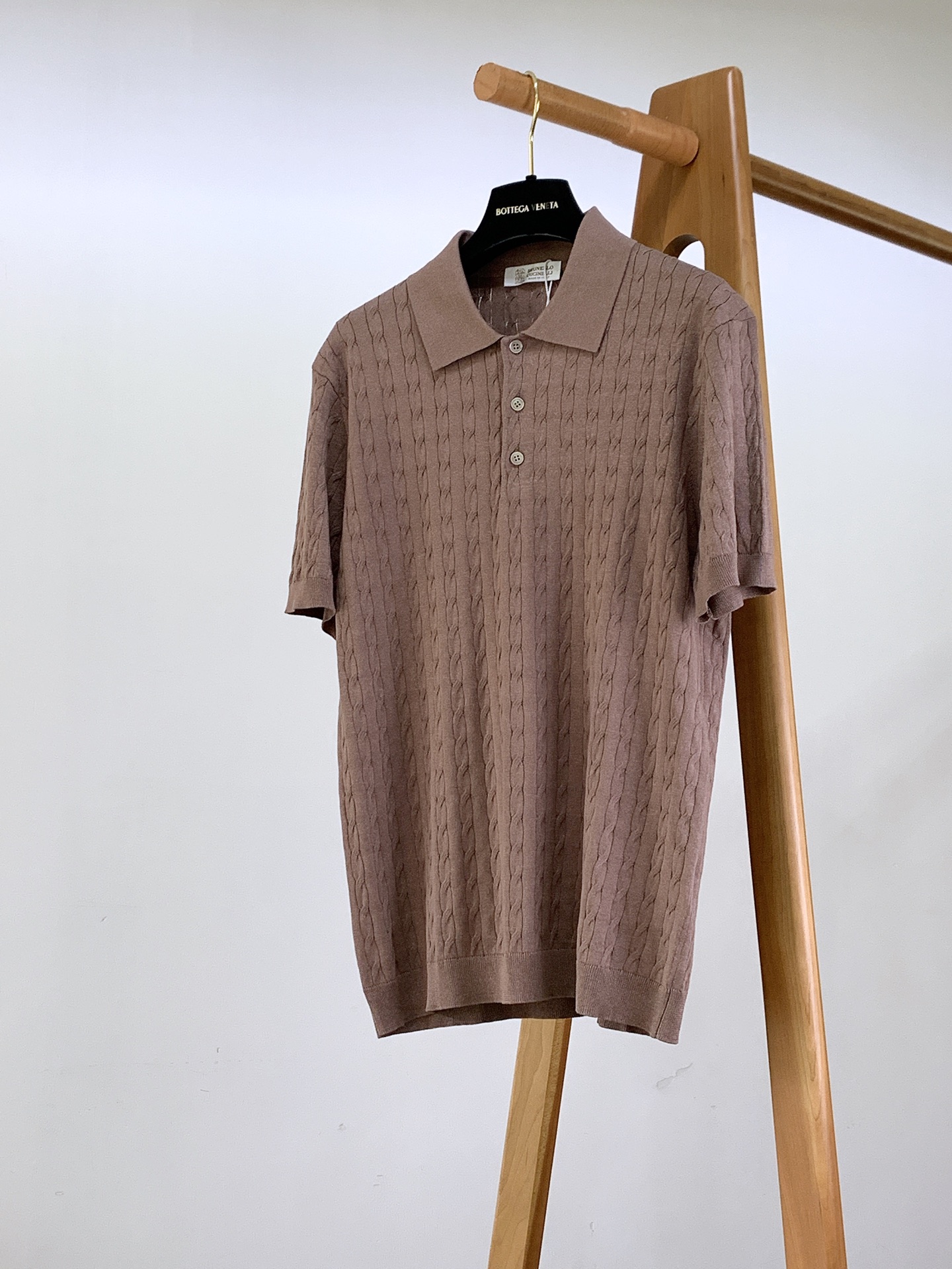 Brunello Cucinelli 布鲁奈罗.库奇内利 2026SS春夏新品经典绞花针织Polo衫高支