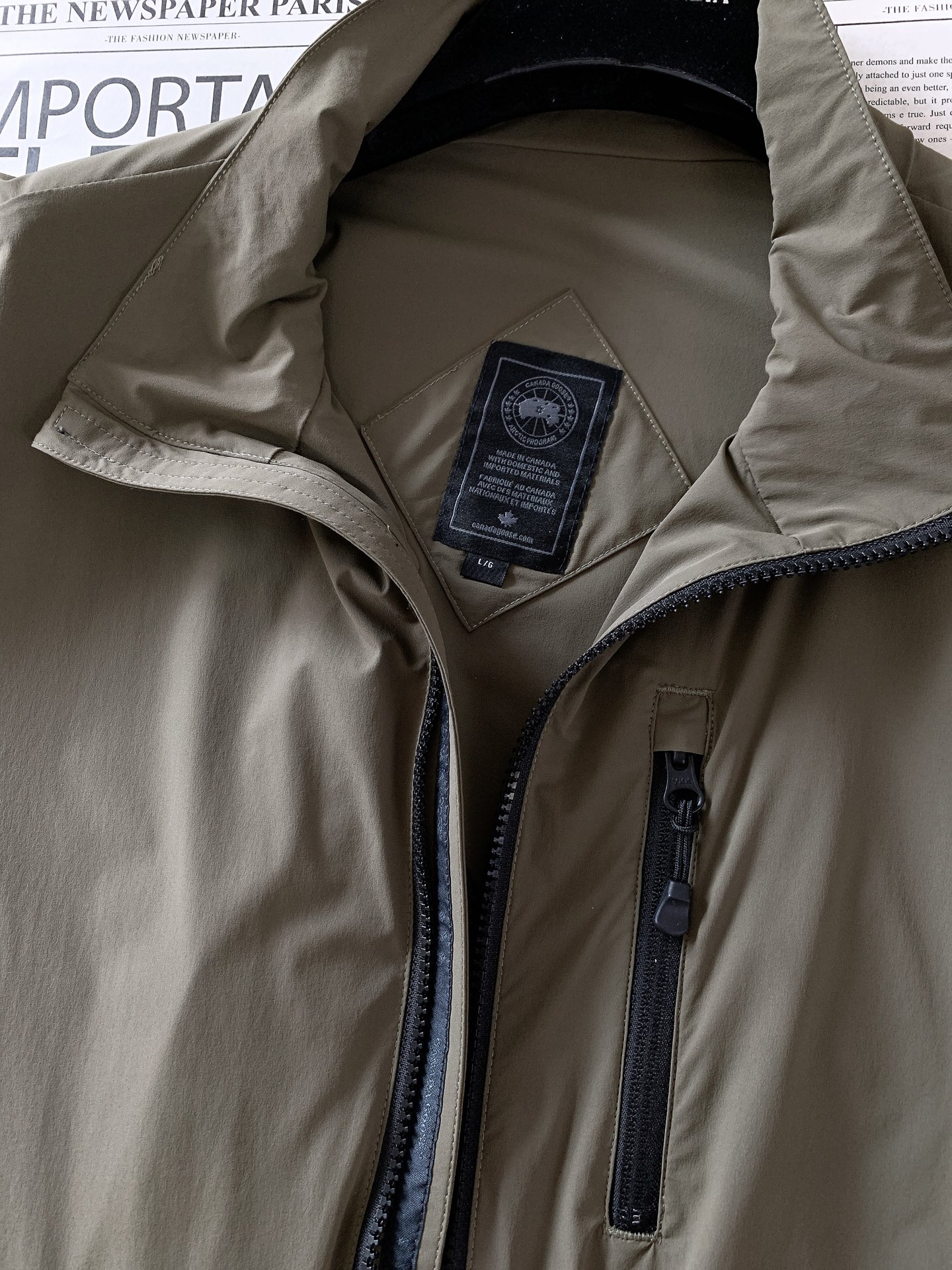 Canada Goose 加拿大鹅 Lodge立领夹克外套皮肤衣 演绎休闲都市造型.经典设计轻松裁剪版型