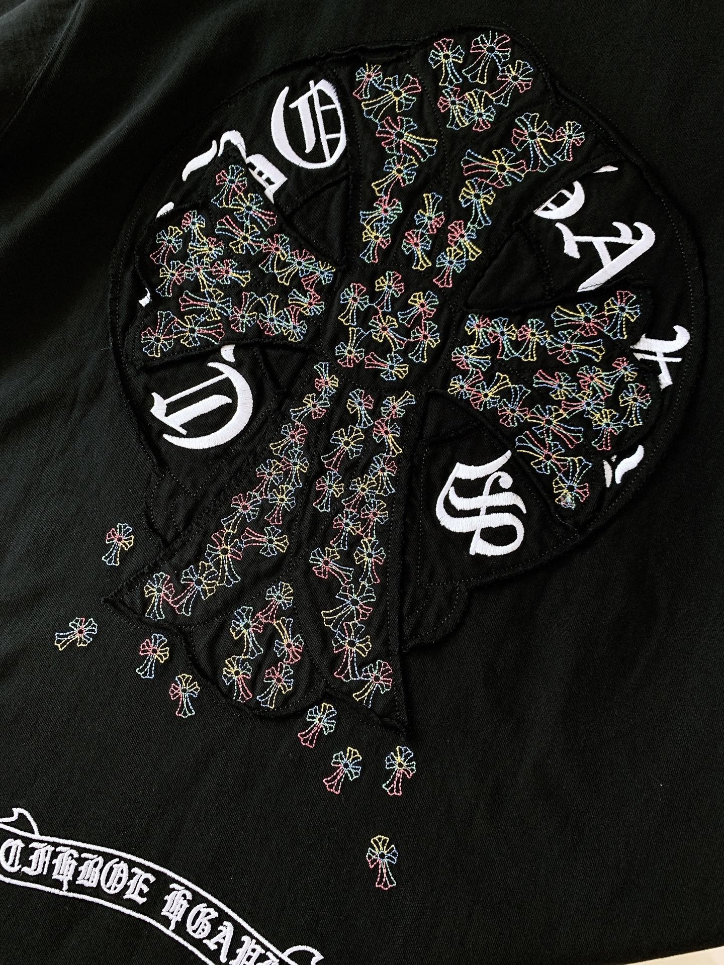 Chrome Hearts 克罗心 2026SS春夏新品 彩色十字架刺绣T恤260g重磅双股精梳棉｜硬挺