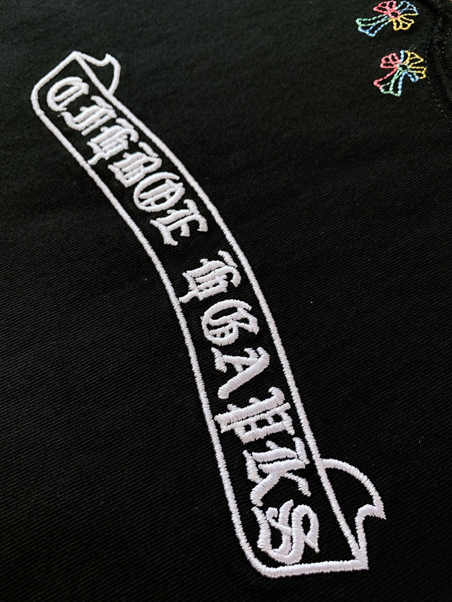 Chrome Hearts 克罗心 2026SS春夏新品 彩色十字架刺绣T恤260g重磅双股精梳棉｜硬挺