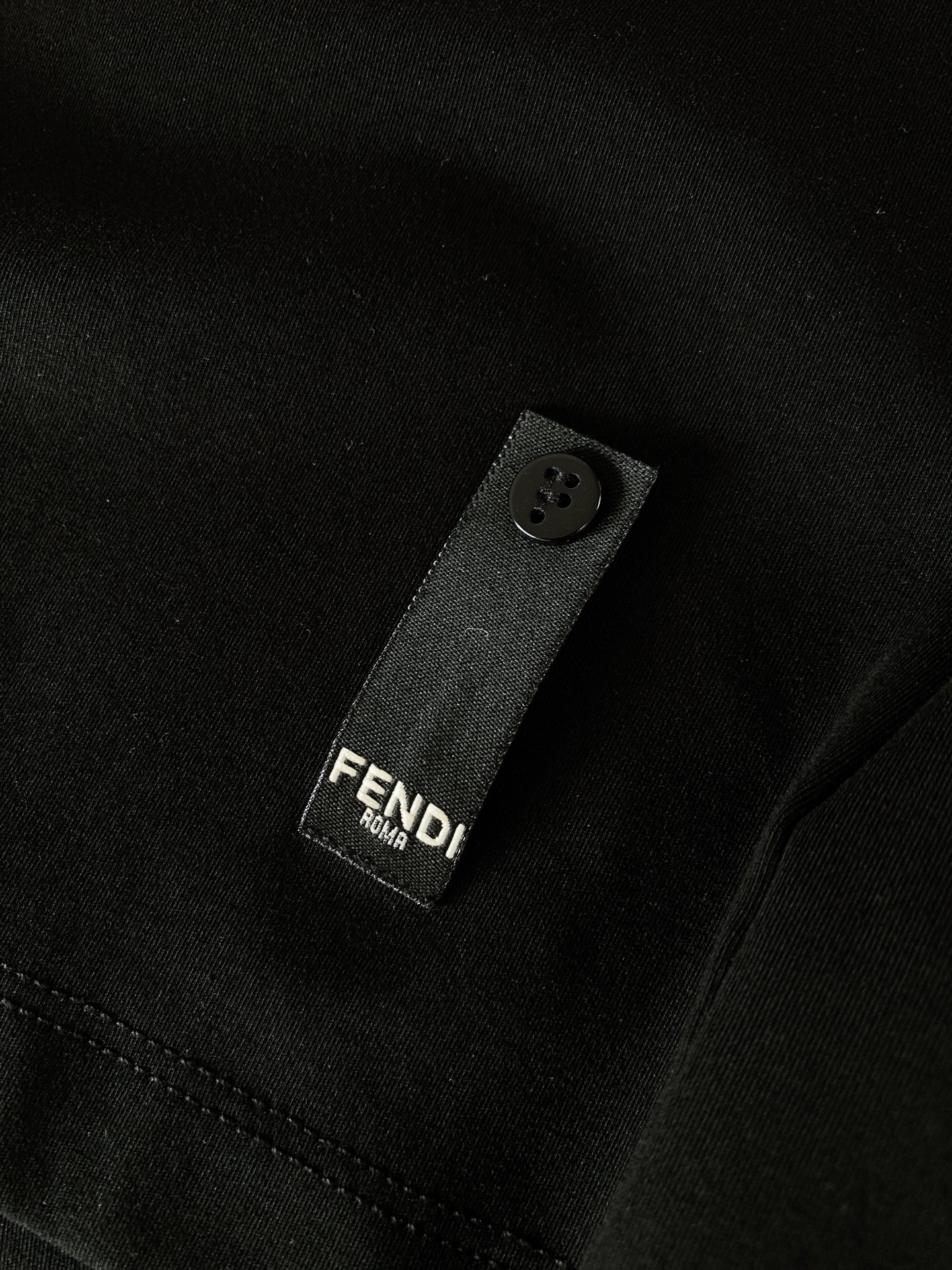 Fendi 芬迪 2026SS春夏新品小怪兽系列刺绣T恤高支长绒精梳棉｜220g重磅质感经典黄眼刺绣标识
