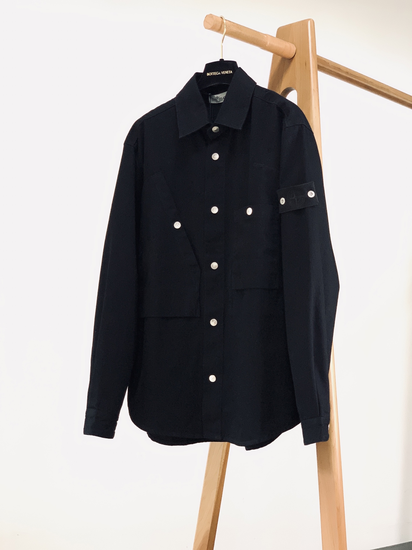 Stone Island 石头岛 2026SS春夏新品 Ghost徽章丹宁衬衫夹克外套明星同款.时尚多元