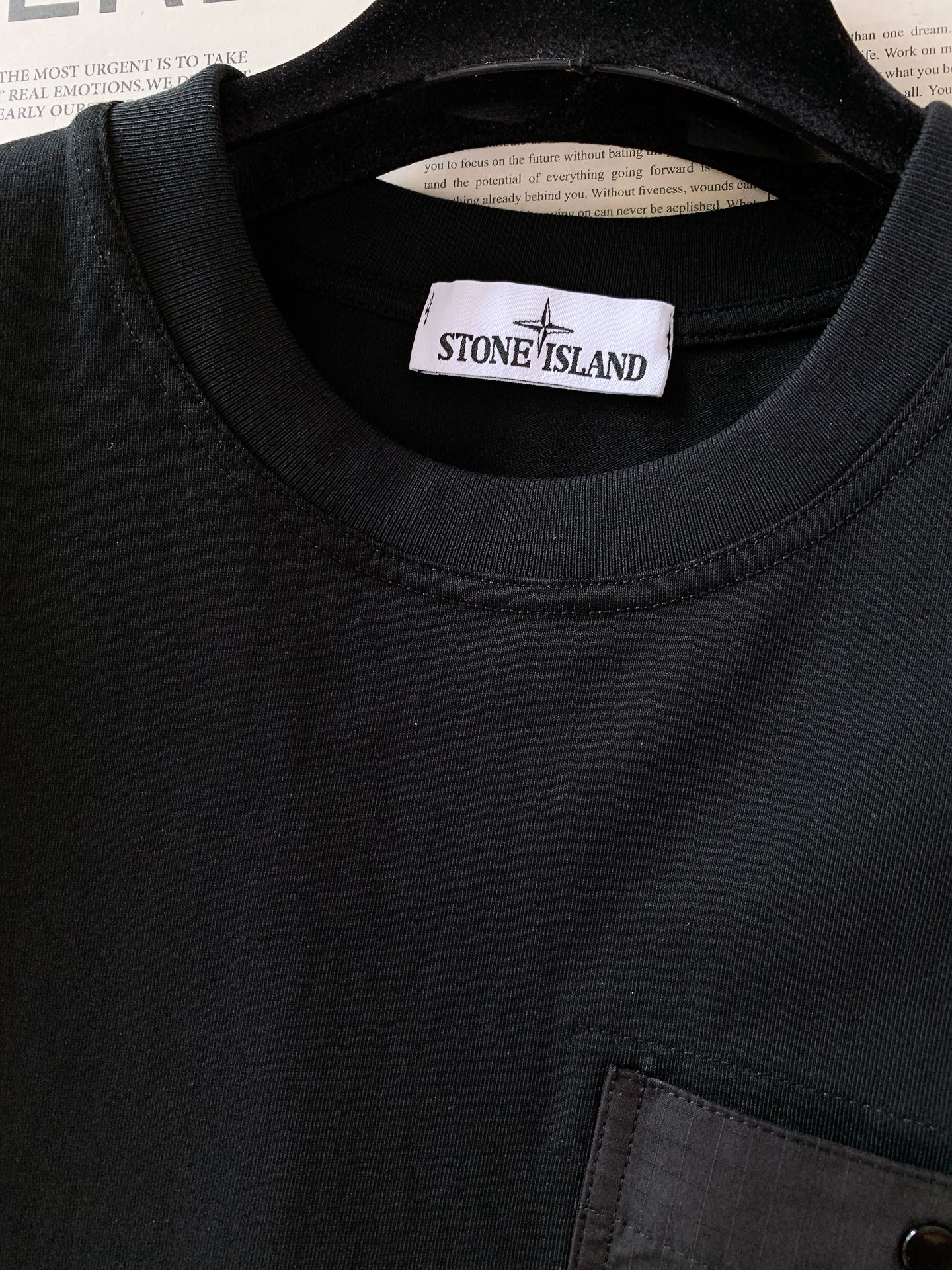 Stone Island 石头岛 2026SS春夏新品 罗盘徽章口袋T恤重磅棉料+防撕裂尼龙口袋，260