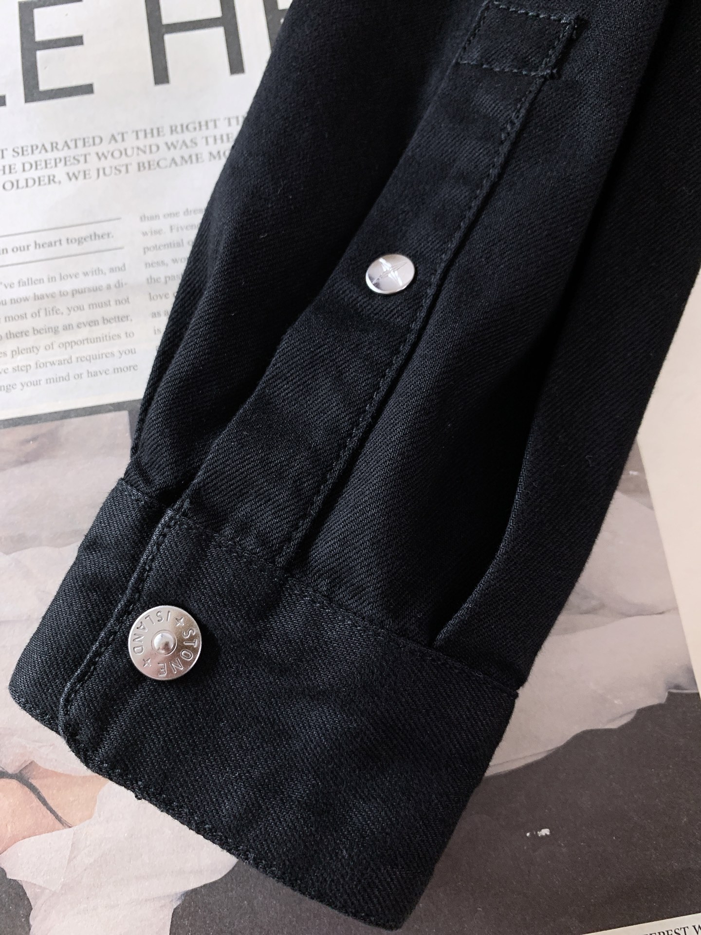 Stone Island 石头岛 2026SS春夏新品 Ghost徽章丹宁衬衫夹克外套明星同款.时尚多元