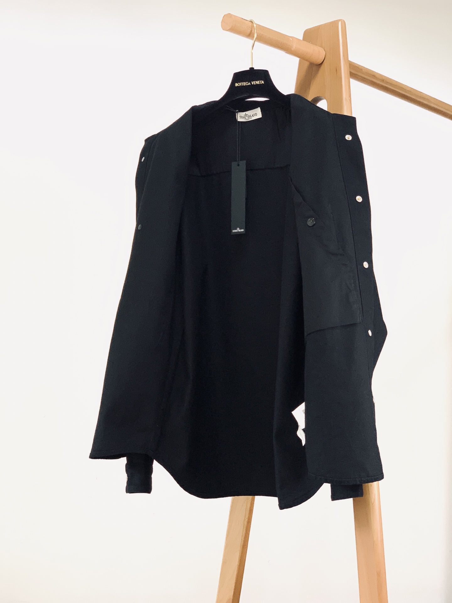 Stone Island 石头岛 2026SS春夏新品 Ghost徽章丹宁衬衫夹克外套明星同款.时尚多元