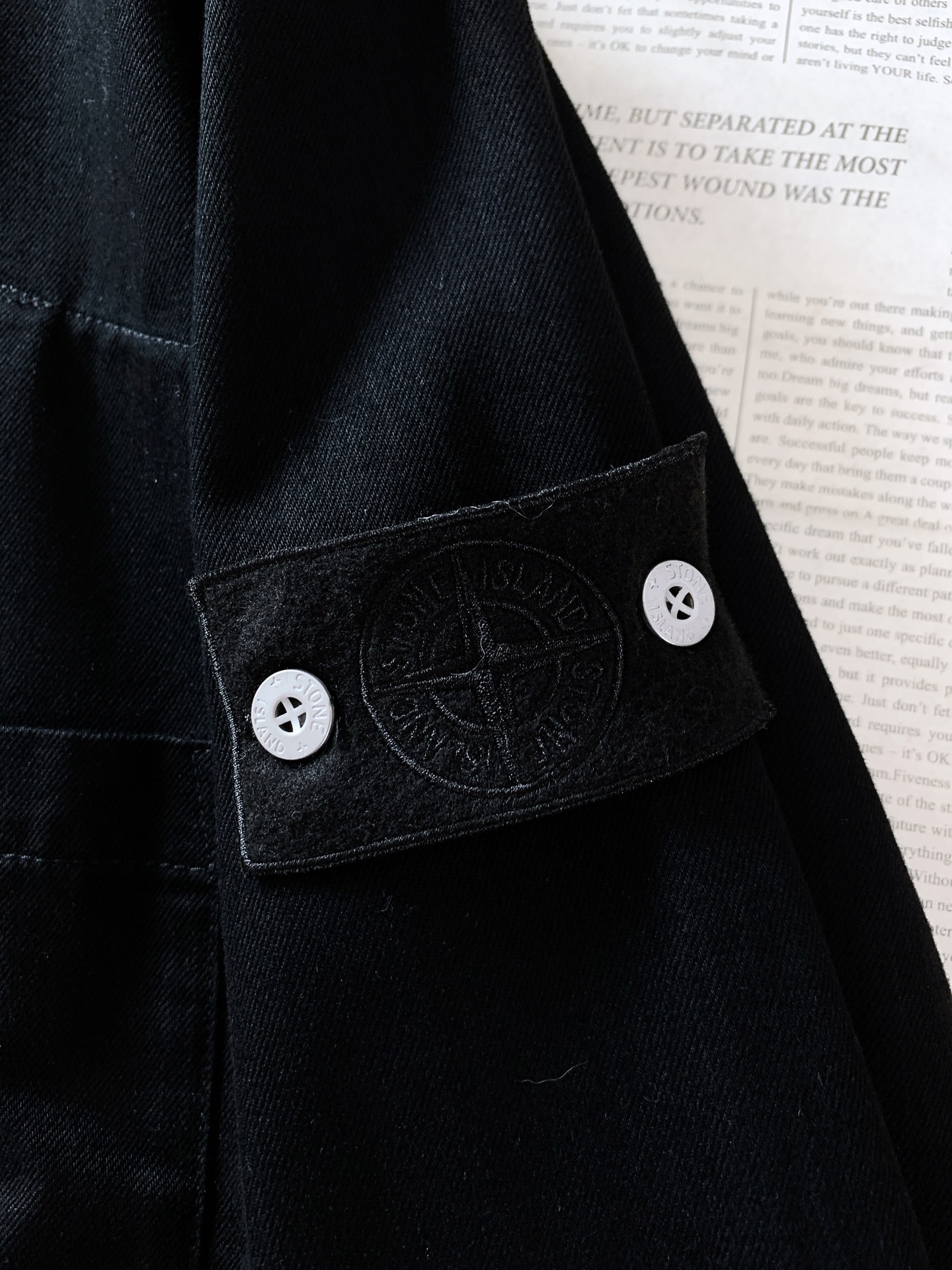 Stone Island 石头岛 2026SS春夏新品 Ghost徽章丹宁衬衫夹克外套明星同款.时尚多元