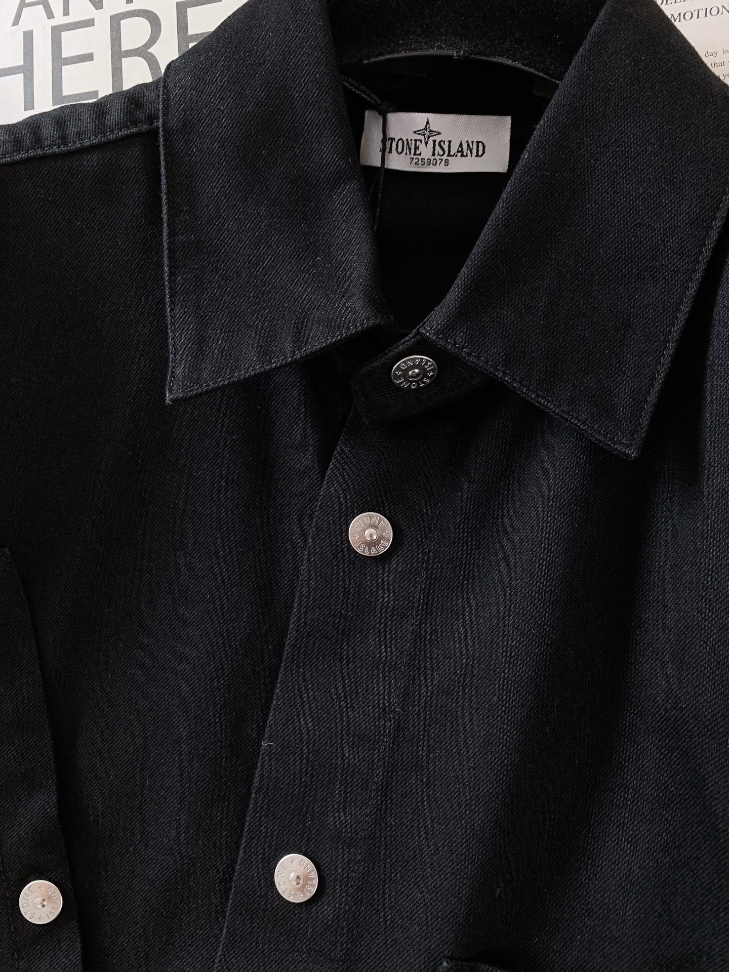 Stone Island 石头岛 2026SS春夏新品 Ghost徽章丹宁衬衫夹克外套明星同款.时尚多元