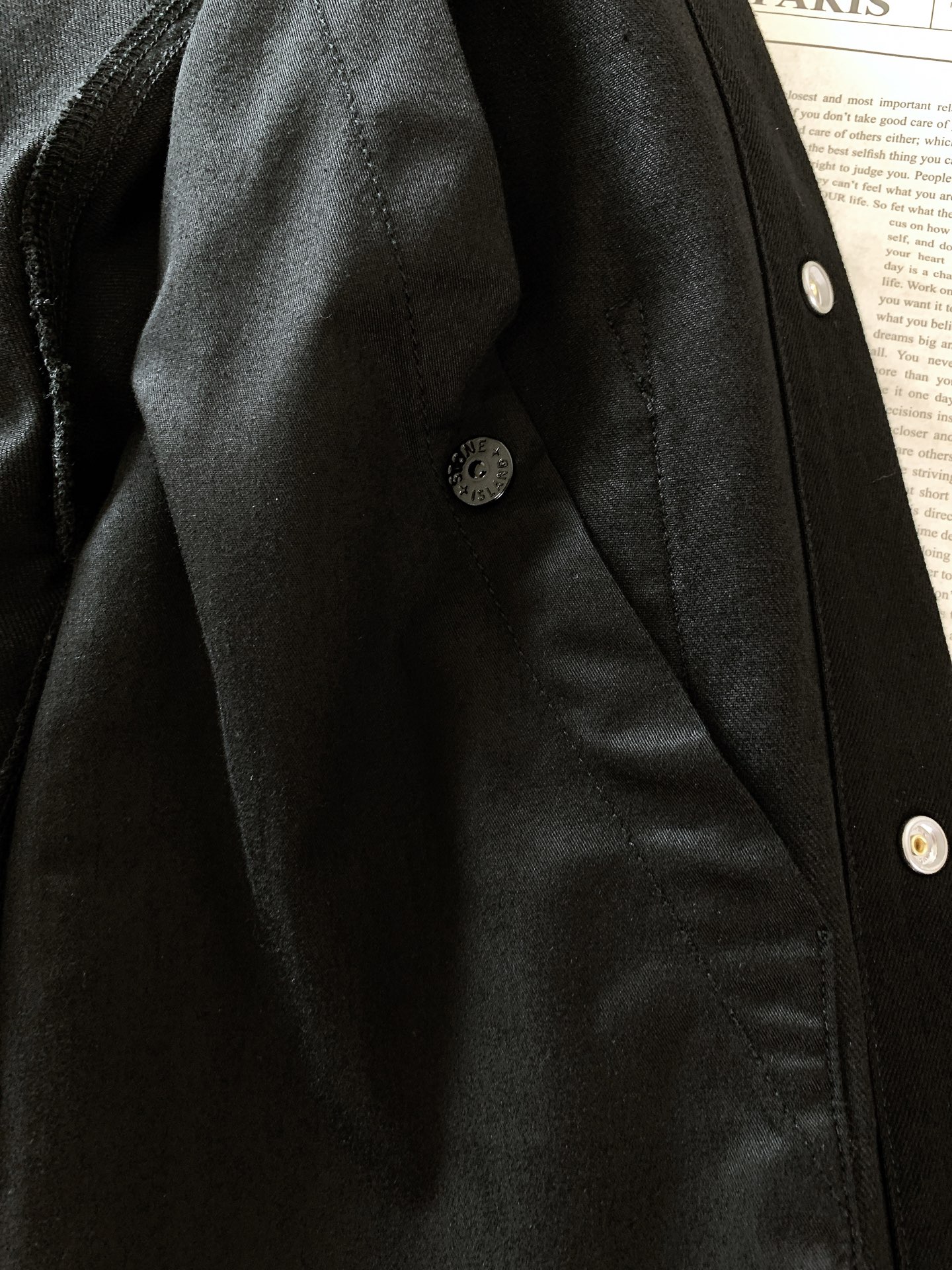 Stone Island 石头岛 2026SS春夏新品 Ghost徽章丹宁衬衫夹克外套明星同款.时尚多元
