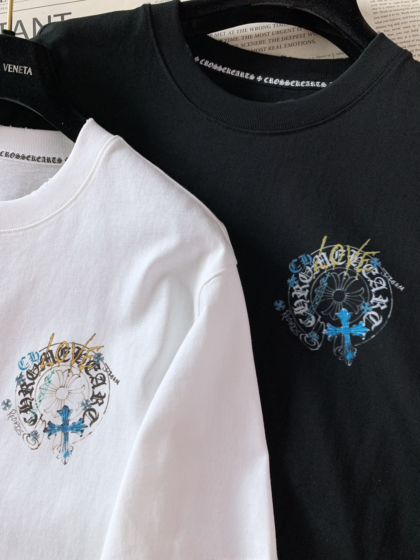 Chrome Hearts 克罗心 2026SS春夏新品 限定涂鸦马蹄T｜黑白双色炸场重磅纯棉面料，上身