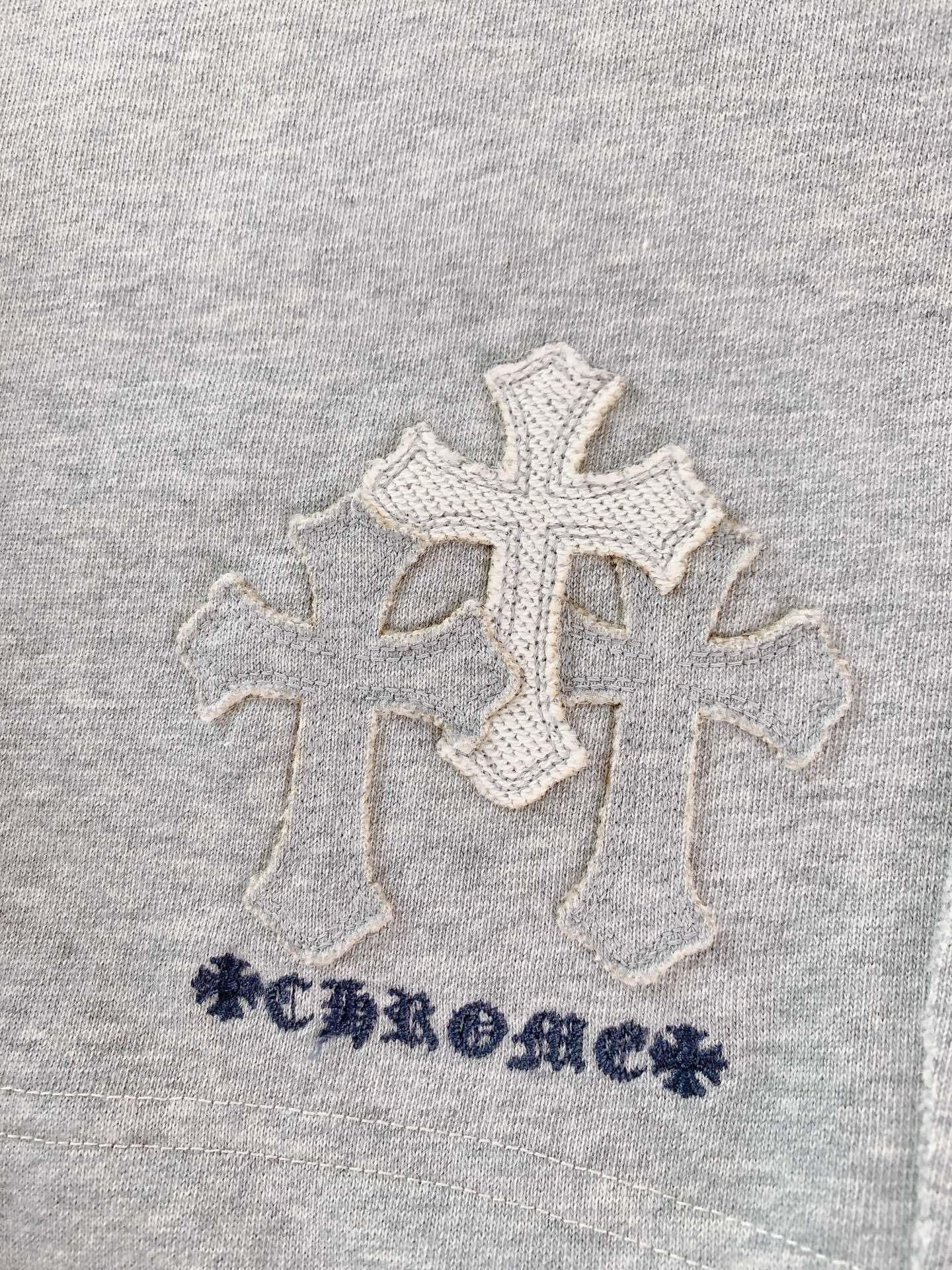 Chrome Hearts 克罗心 2026SS春夏新品 三重十字毛圈休闲短裤🩳高克重重磅毛圈面料，软糯