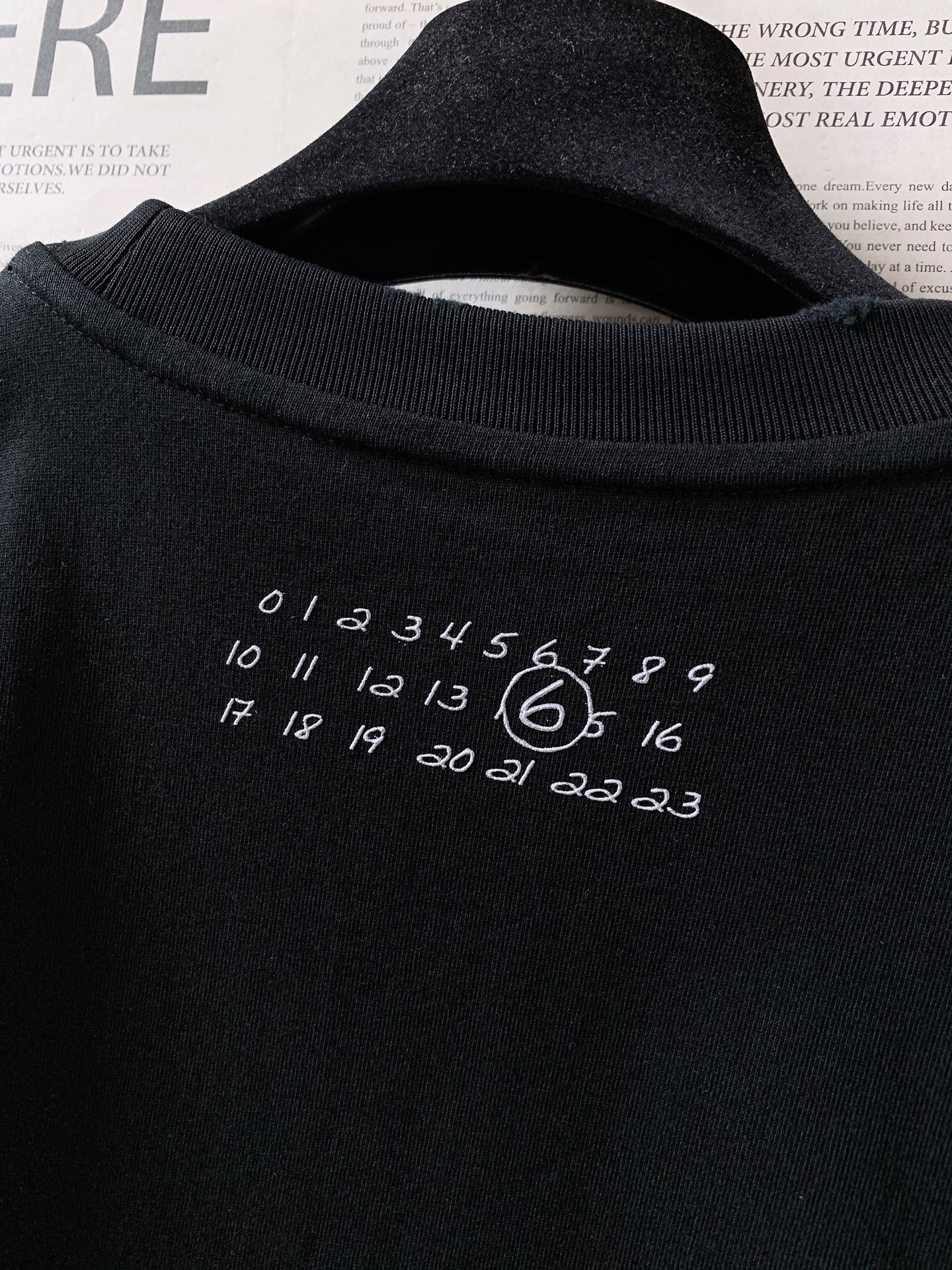 Maison Margiela MM6 马丁马吉拉 2026SS春夏新品数字涂鸦发泡T恤👕重磅纯棉面料，