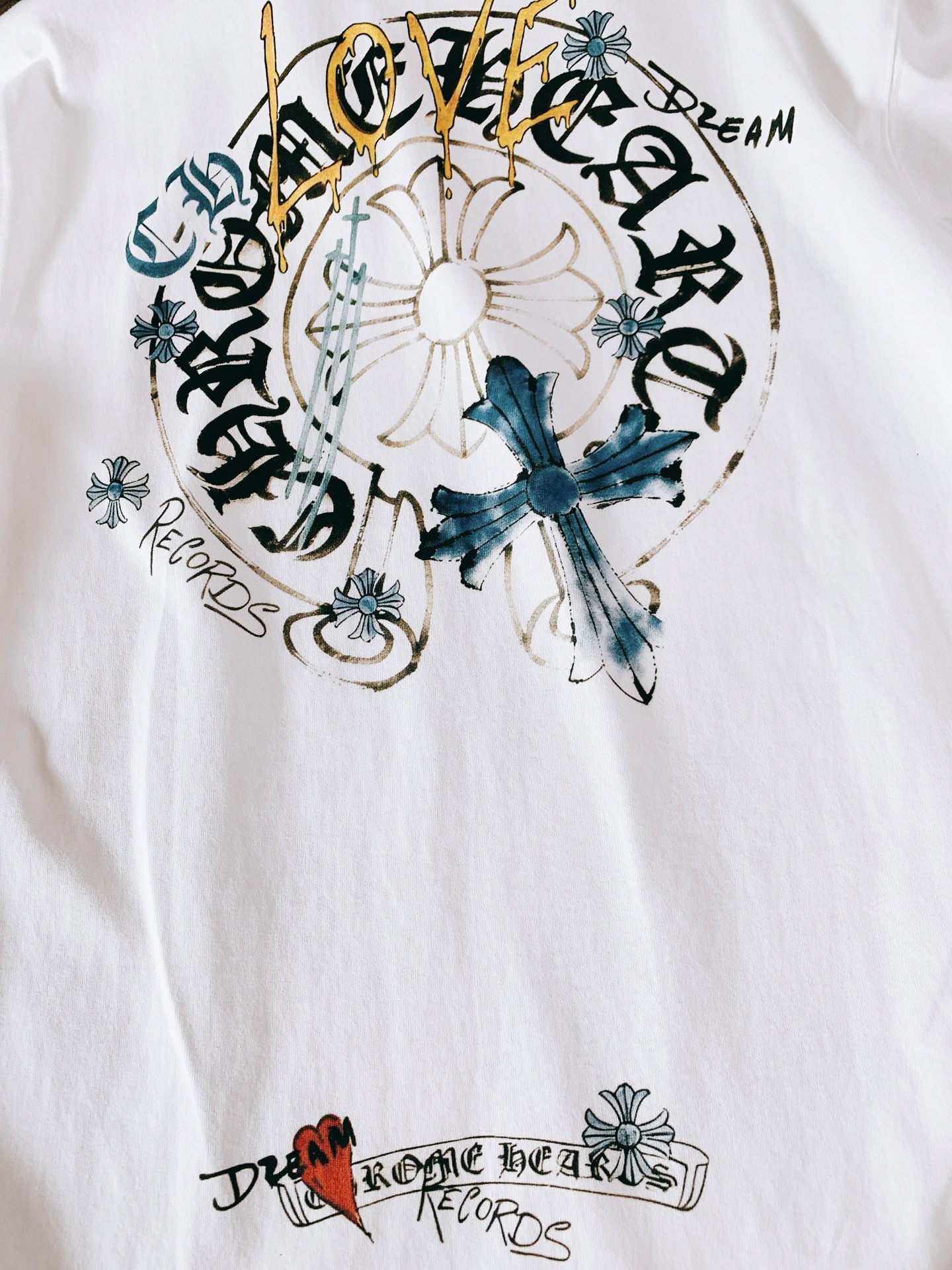 Chrome Hearts 克罗心 2026SS春夏新品 限定涂鸦马蹄T｜黑白双色炸场重磅纯棉面料，上身