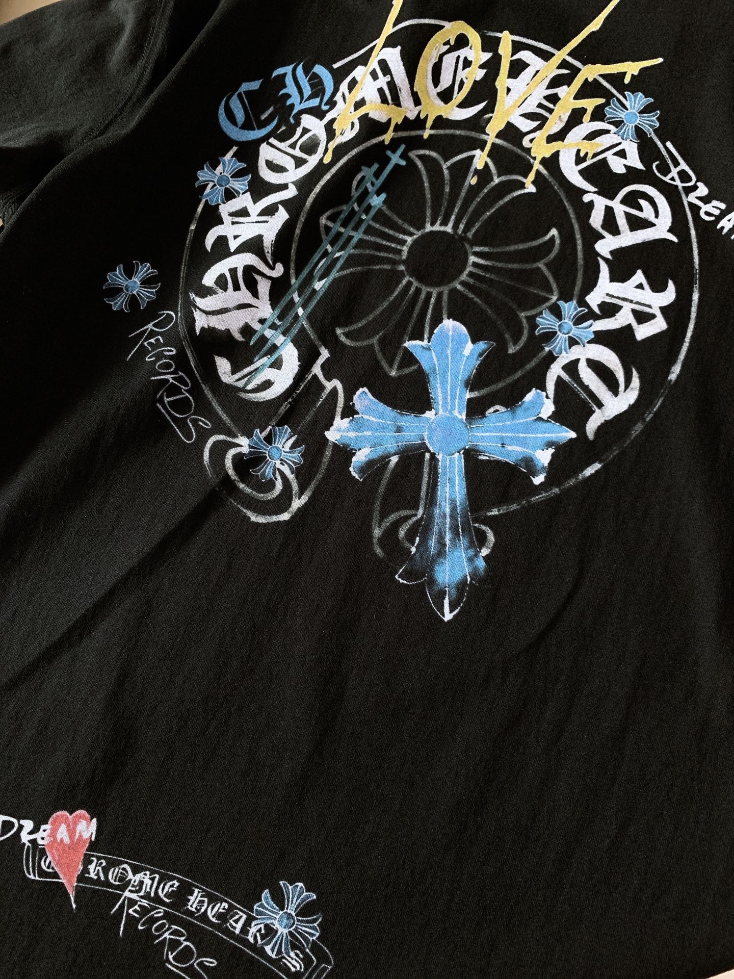 Chrome Hearts 克罗心 2026SS春夏新品 限定涂鸦马蹄T｜黑白双色炸场重磅纯棉面料，上身