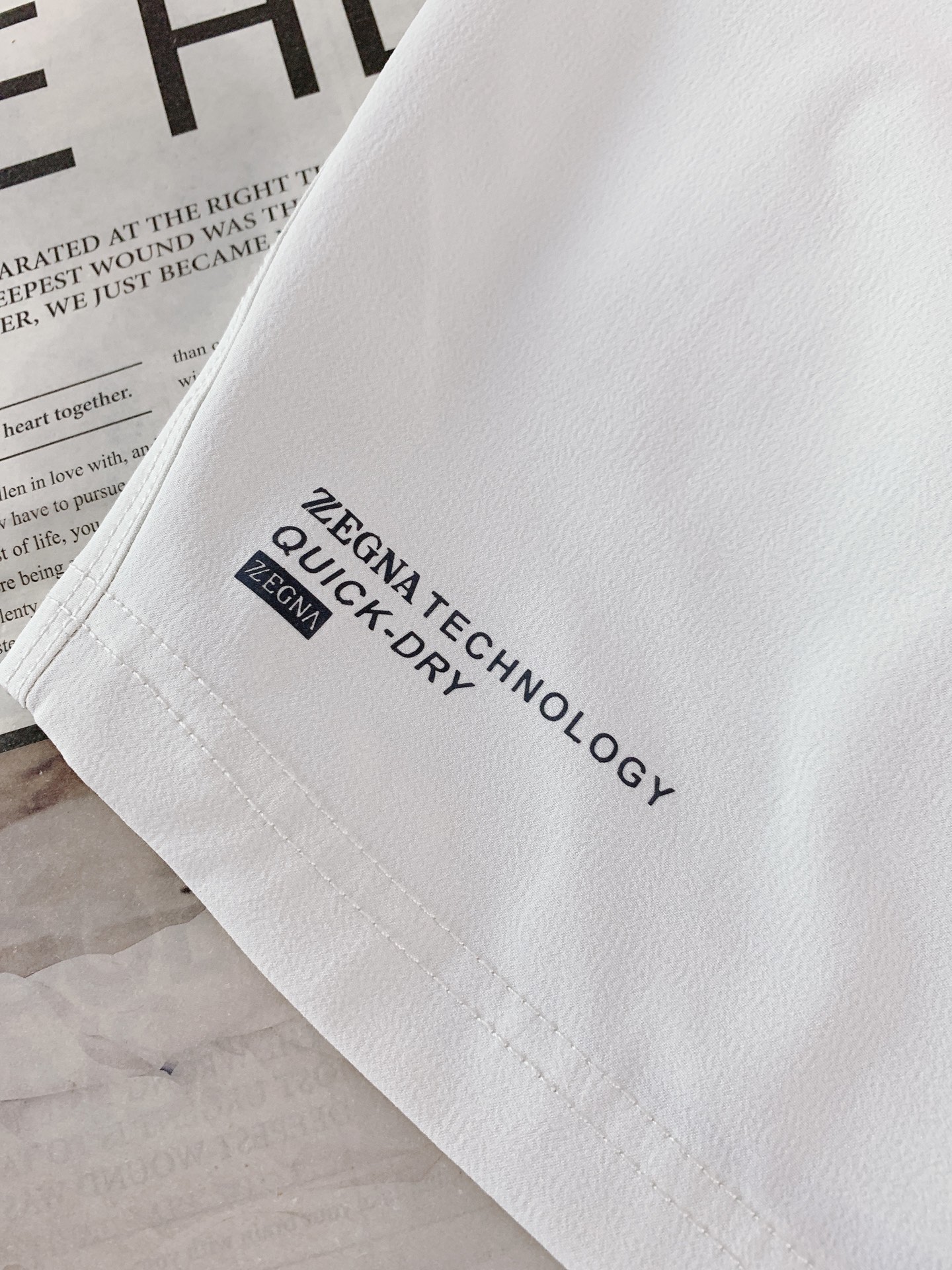 Ermenegildo Zegna 杰尼亚 2026SS春夏新品速干休闲五分短裤上新，进口定制速干弹力面