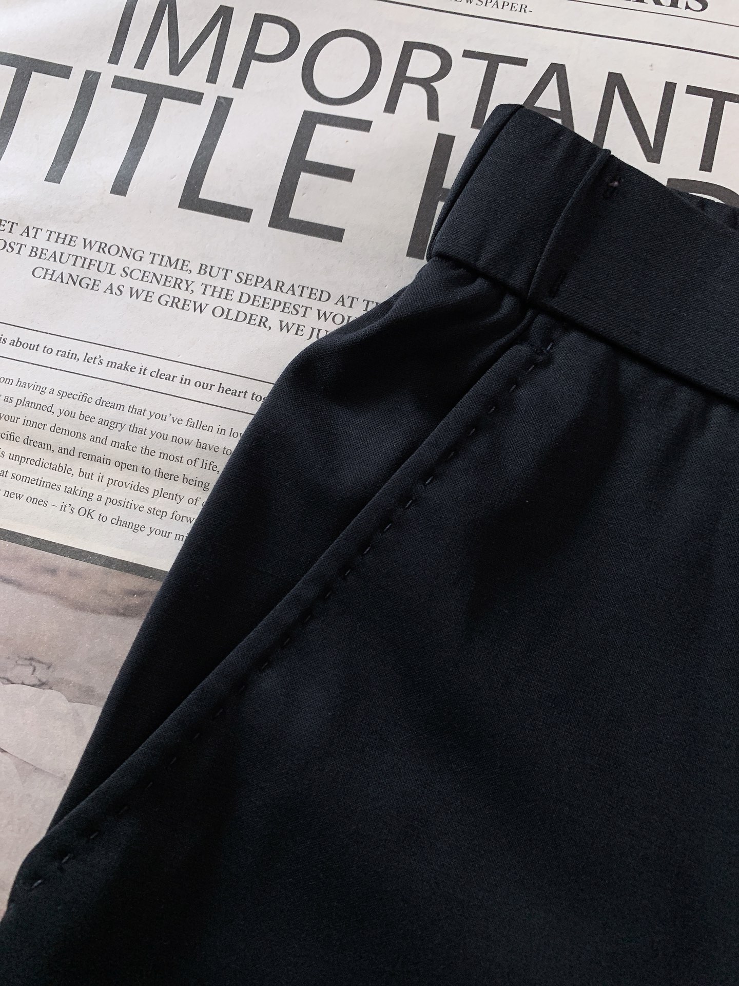 Ermenegildo Zegna 杰尼亚 2026SS春夏新品弹力直筒休闲长裤👖定制抗皱弹力面料，垂感