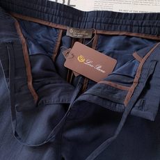 LoroPiana L.P SS春夏新品 Loro Piana休闲长裤材质 亚麻混纺尺寸 29 30 3 LoroPiana L.P SS春夏新品 Loro Piana休闲长裤材质 亚麻混纺尺寸 29 30 3