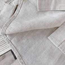 LoroPiana L.P SS春夏新品 Loro Piana翻领休闲衬衫材质 亚麻混纺 LoroPiana L.P SS春夏新品 Loro Piana翻领休闲衬衫材质 亚麻混纺