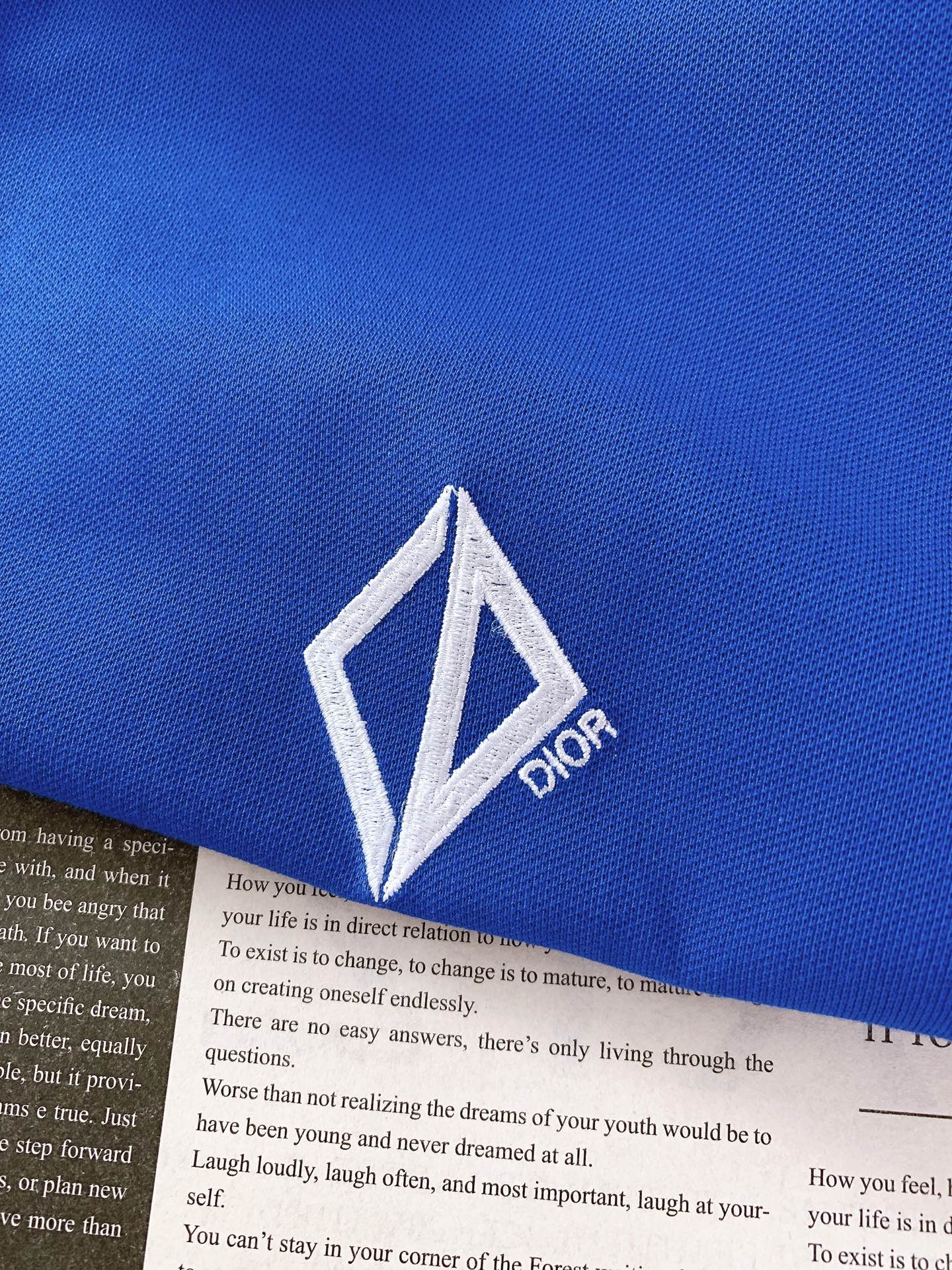 Dior Homme 迪奥·桀傲 2026SS春夏新品 菱形刺绣Polo短袖👕甄选高支珠地棉透气不闷，扎