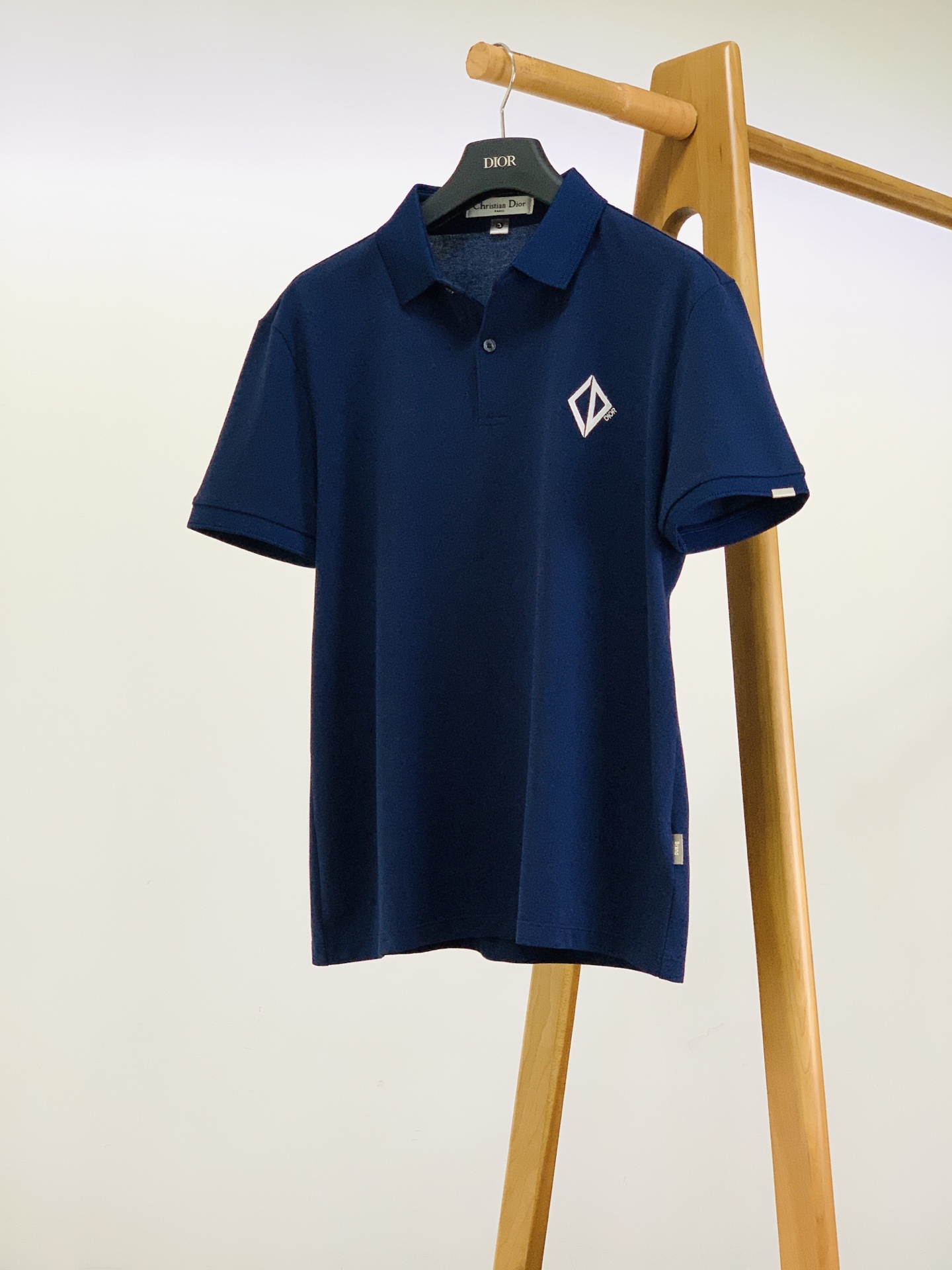 Dior Homme 迪奥·桀傲 2026SS春夏新品 菱形刺绣Polo短袖👕甄选高支珠地棉透气不闷，扎