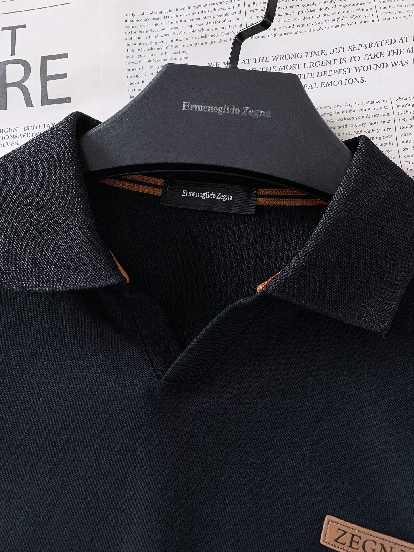 Ermenegildo Zegna 杰尼亚 2026SS春夏新品 经典男士Polo短袖👕高端意式通勤刚需