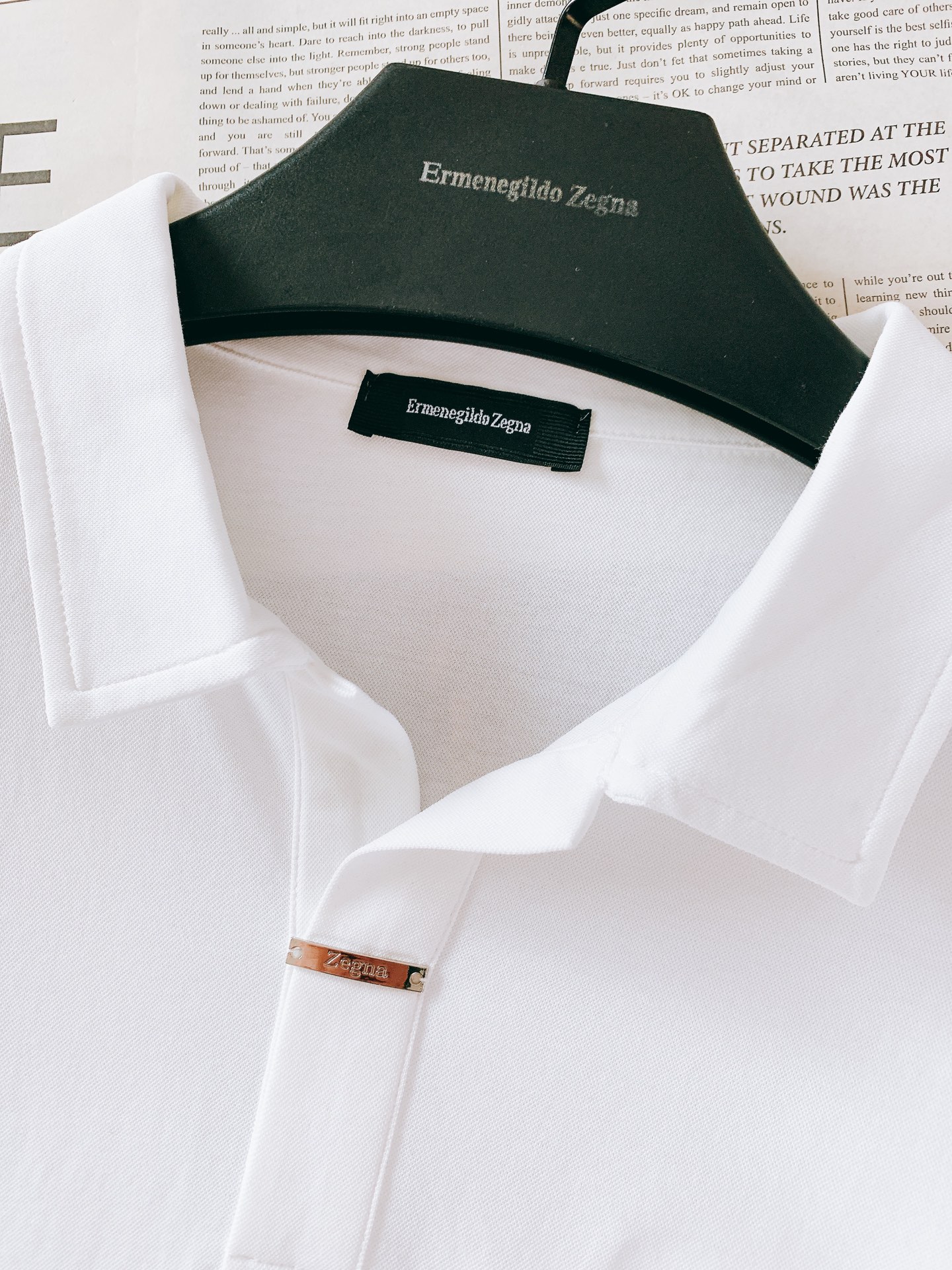 Ermenegildo Zegna 杰尼亚 2026SS春夏新品 高端男士Polo短袖👕纯长绒珠地棉面料