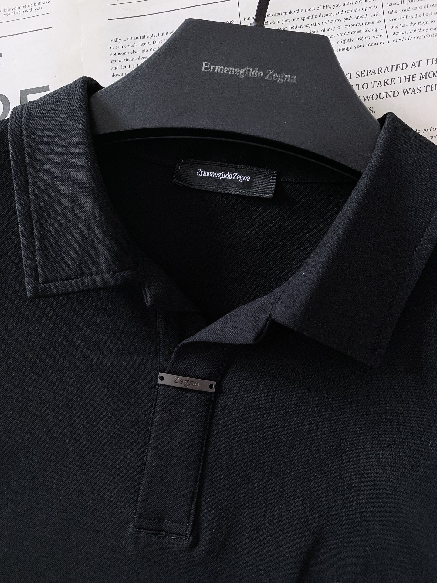 Ermenegildo Zegna 杰尼亚 2026SS春夏新品 高端男士Polo短袖👕纯长绒珠地棉面料