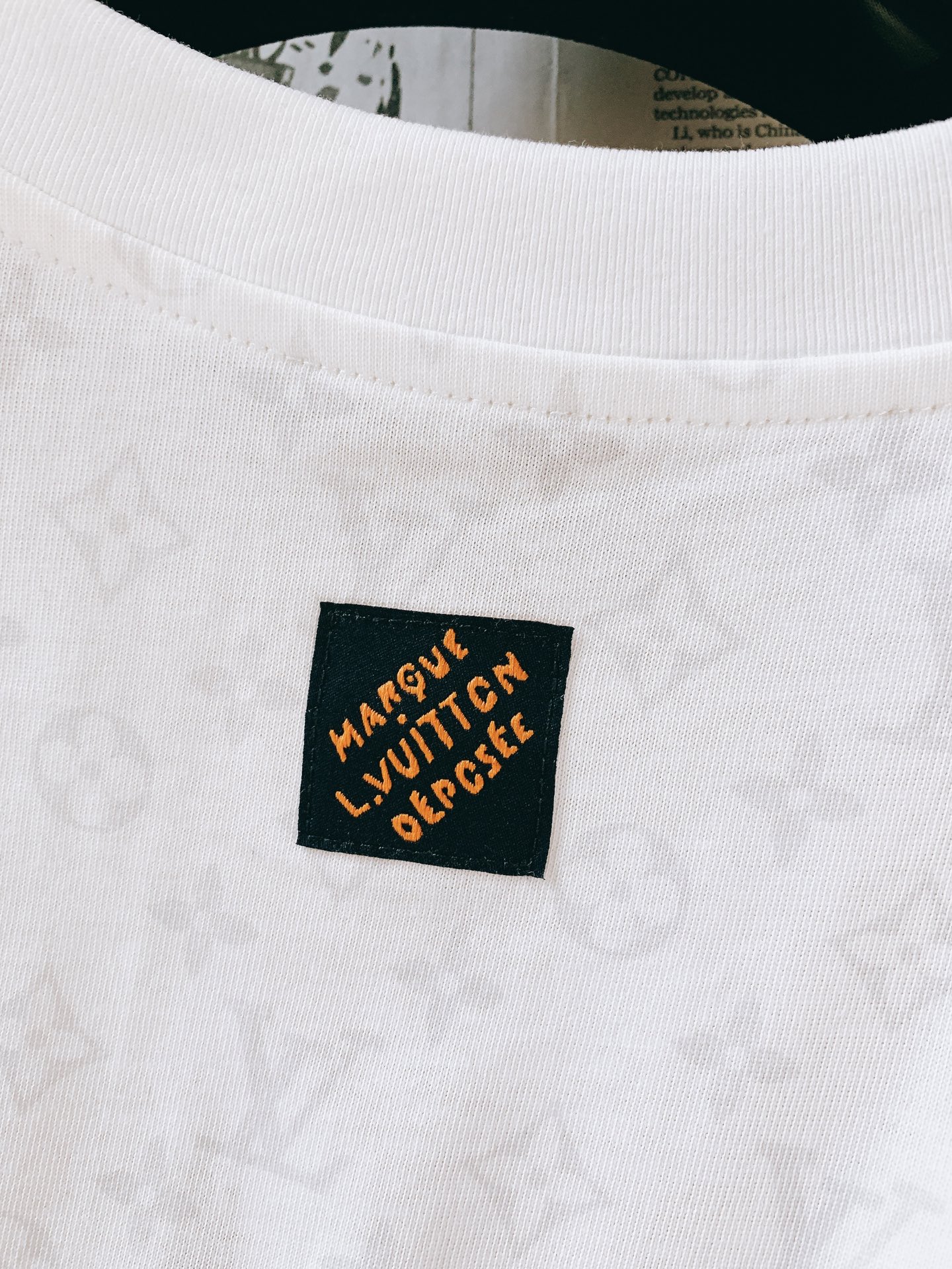 LouisVuitton 路易威登 2026SS春夏新品限定暗纹满印短袖👕甄选意大利进口高支双股长绒棉，