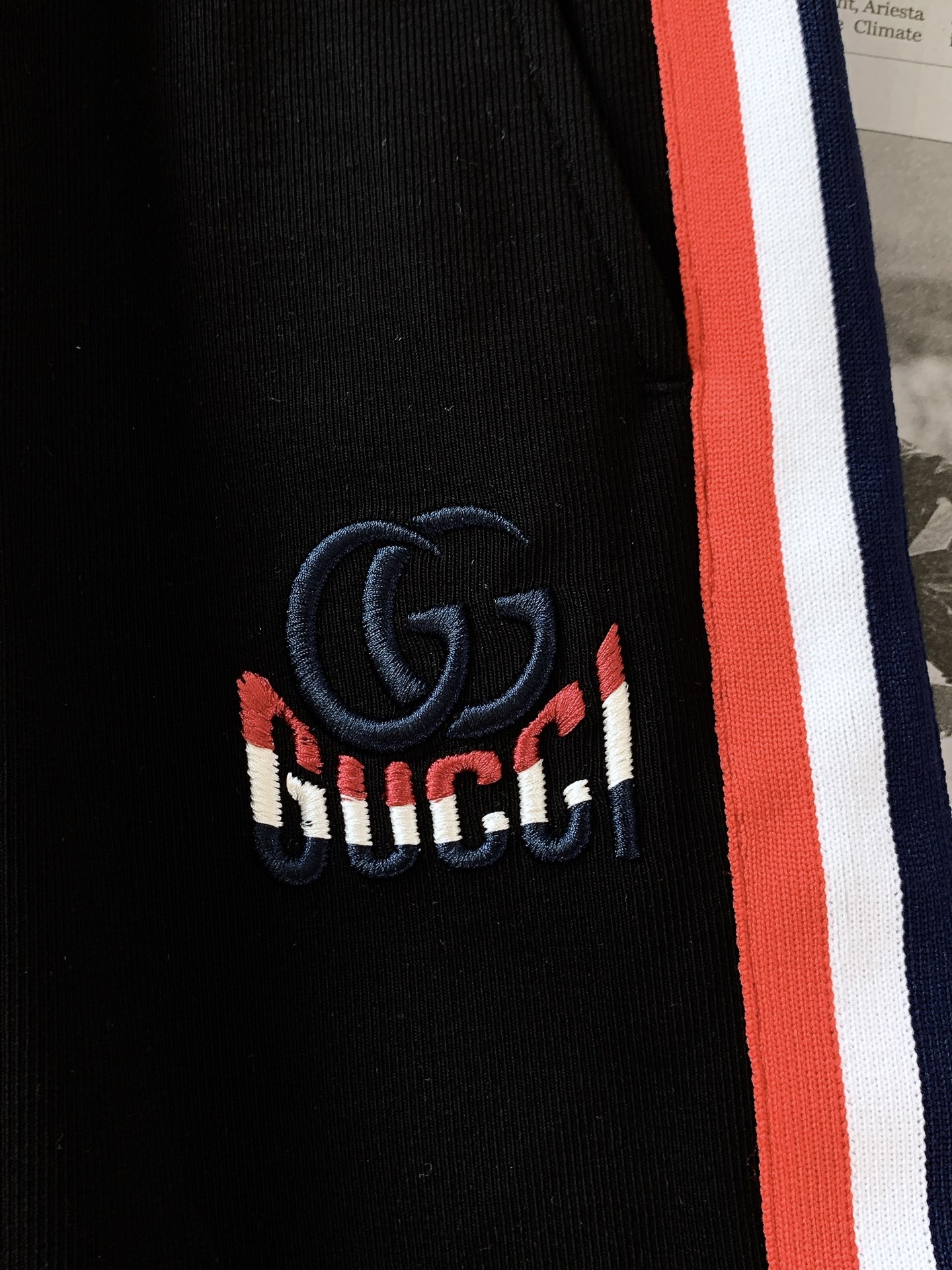 Gucci 古驰 2026SS春夏新品 经典侧边织带运动五分短裤🩳甄选重磅高支精梳棉针织面料，毛圈肌理细
