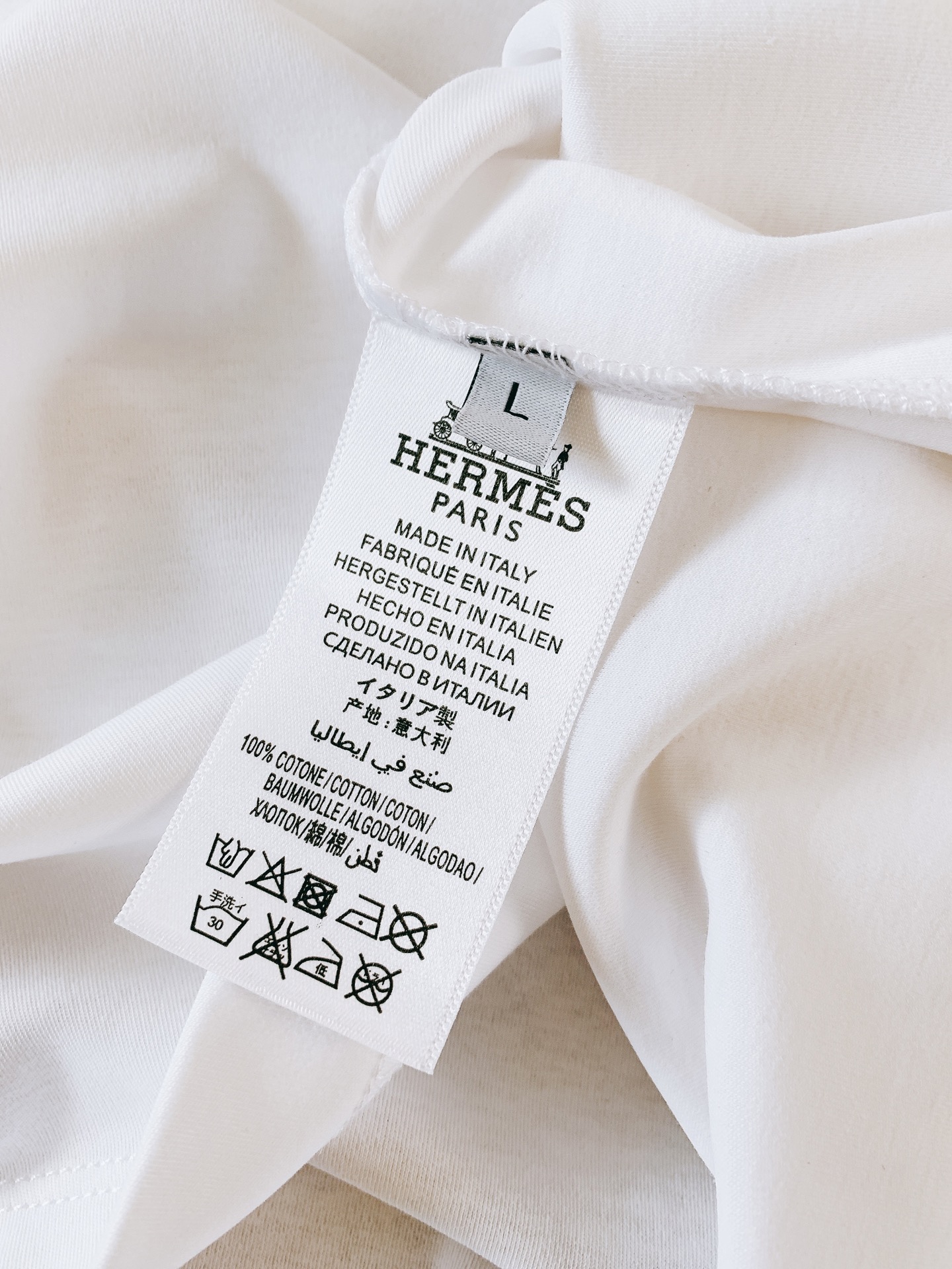 Hermès 爱马仕 2026SS春夏新品 基础款马头刺绣圆领T恤👕甄选意大利进口100%高支长绒精梳棉