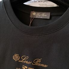 LoroPiana L.P SS春夏新品经典标识短袖👕源自意大利高端面料工艺,甄选高支双股丝光长绒棉,经 LoroPiana L.P SS春夏新品经典标识短袖👕源自意大利高端面料工艺,甄选高支双股丝光长绒棉,经
