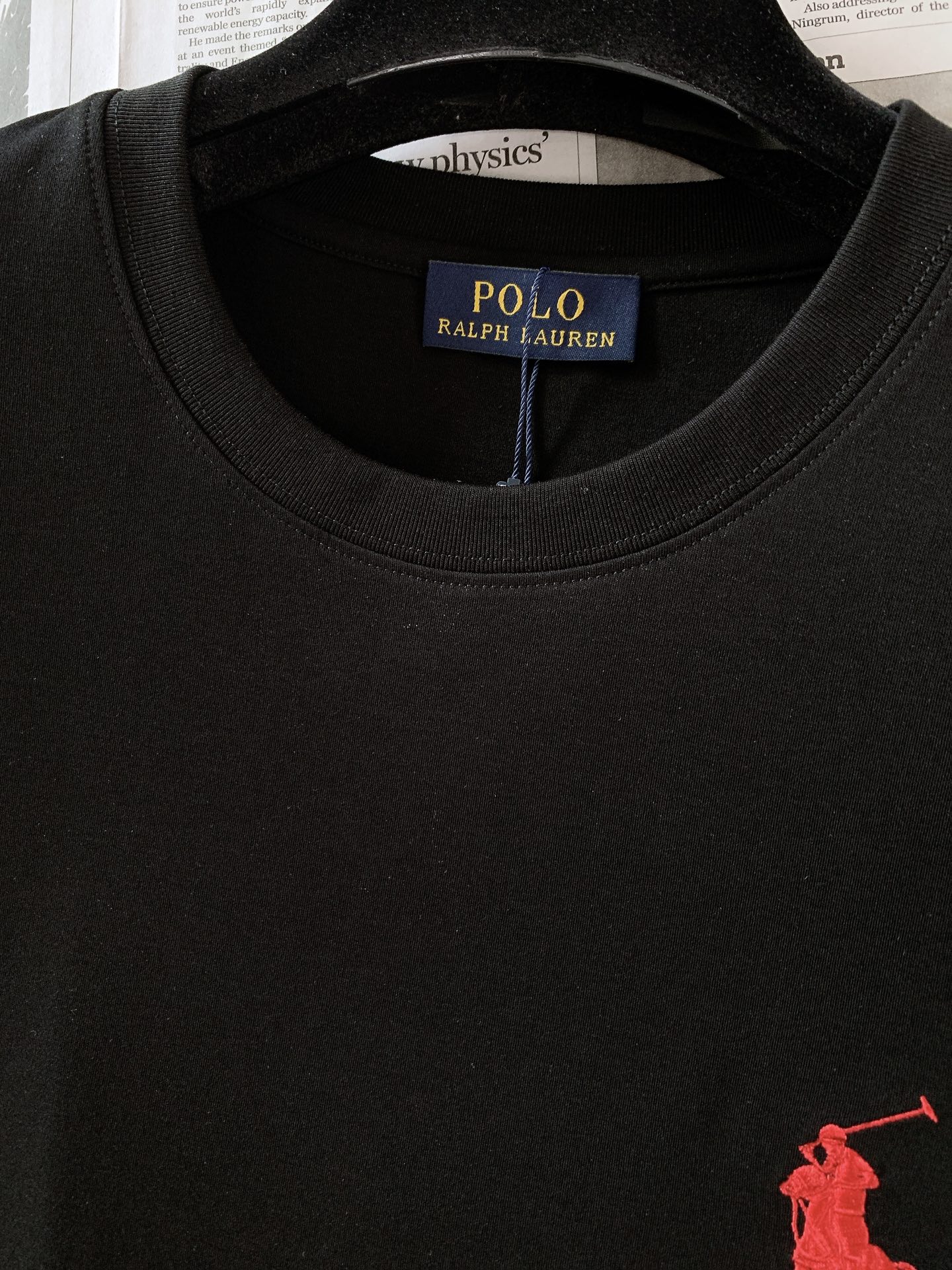 Ralph Lauren 拉夫劳伦 2026SS春夏新品 经典马球标圆领短袖👕高支双股精梳棉面料，预缩水