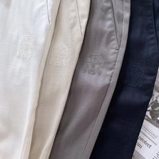 Brunello Cucinelli 布鲁奈罗.库奇内利 2026SS春夏新品意式轻奢休闲裤👖人字纹天丝 Brunello Cucinelli 布鲁奈罗.库奇内利 2026SS春夏新品意式轻奢休闲裤👖人字纹天丝