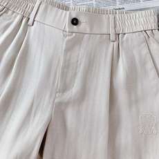 Brunello Cucinelli 布鲁奈罗.库奇内利 2026SS春夏新品意式轻奢休闲裤👖人字纹天丝 Brunello Cucinelli 布鲁奈罗.库奇内利 2026SS春夏新品意式轻奢休闲裤👖人字纹天丝